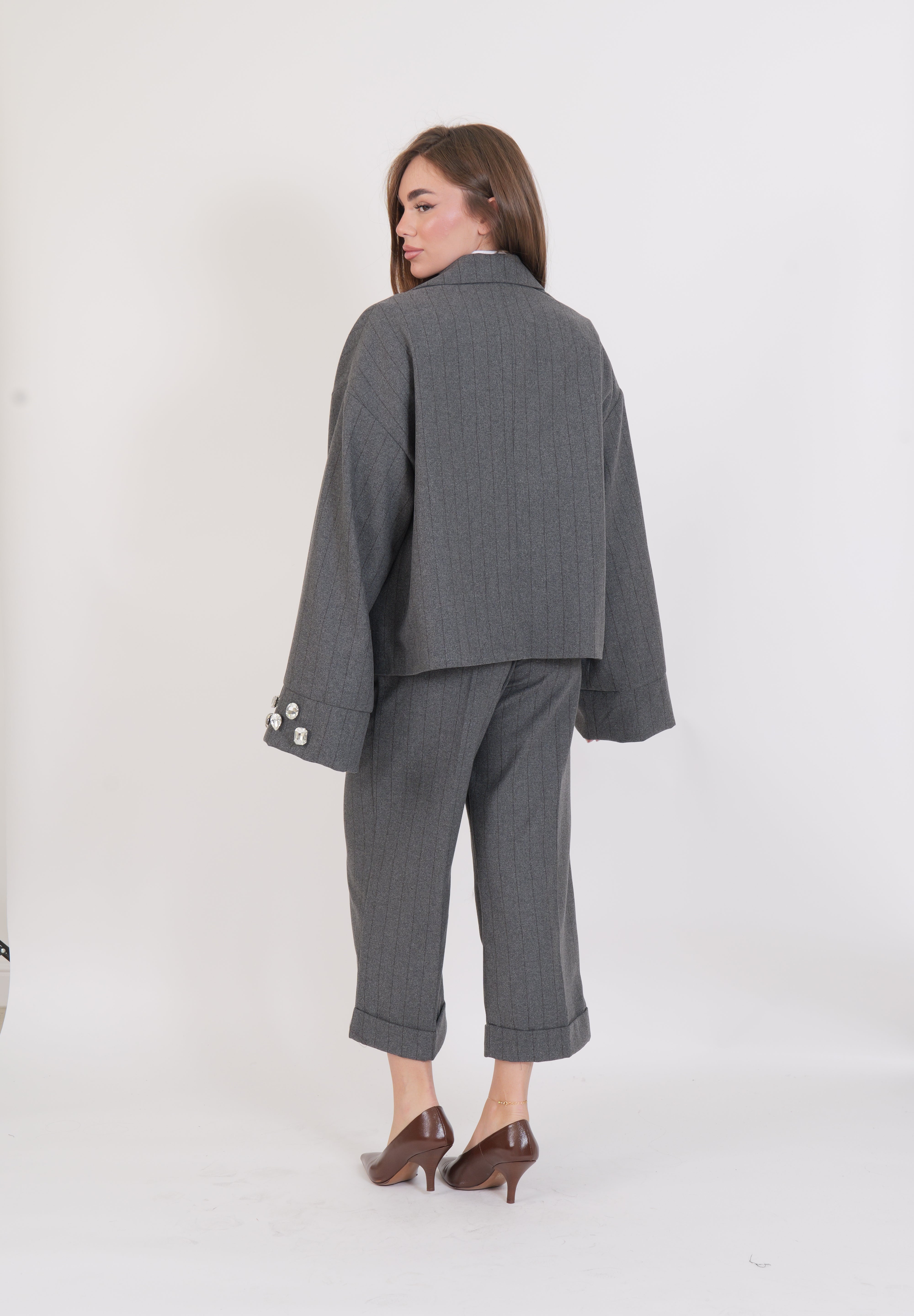 PANTALONE OLAND GRIGIO