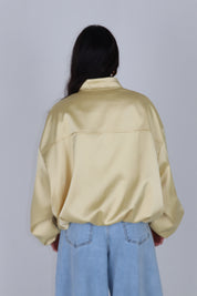 BOMBER SATIN YELLOW