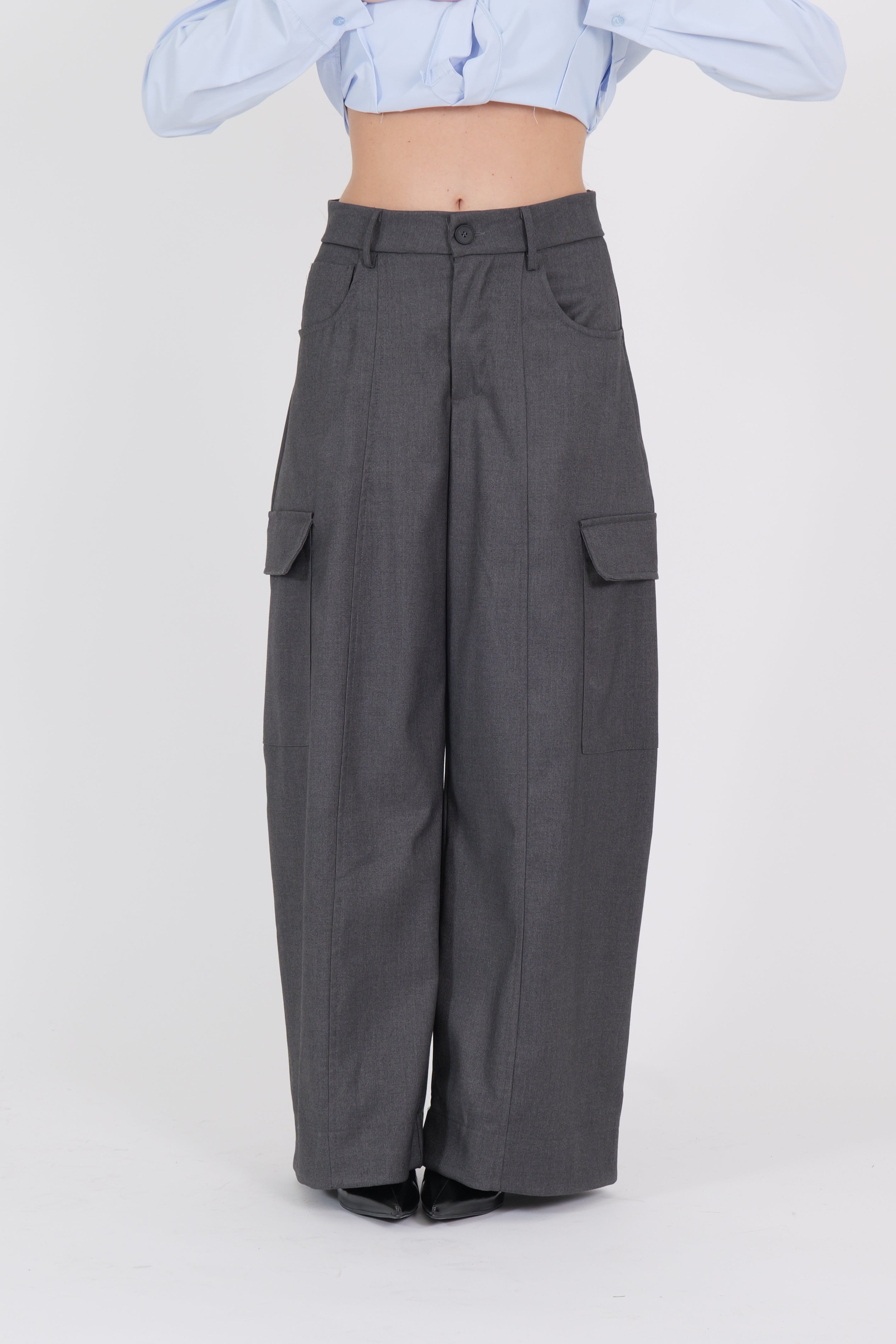 PANTALONE TASCONI ANTRACITE