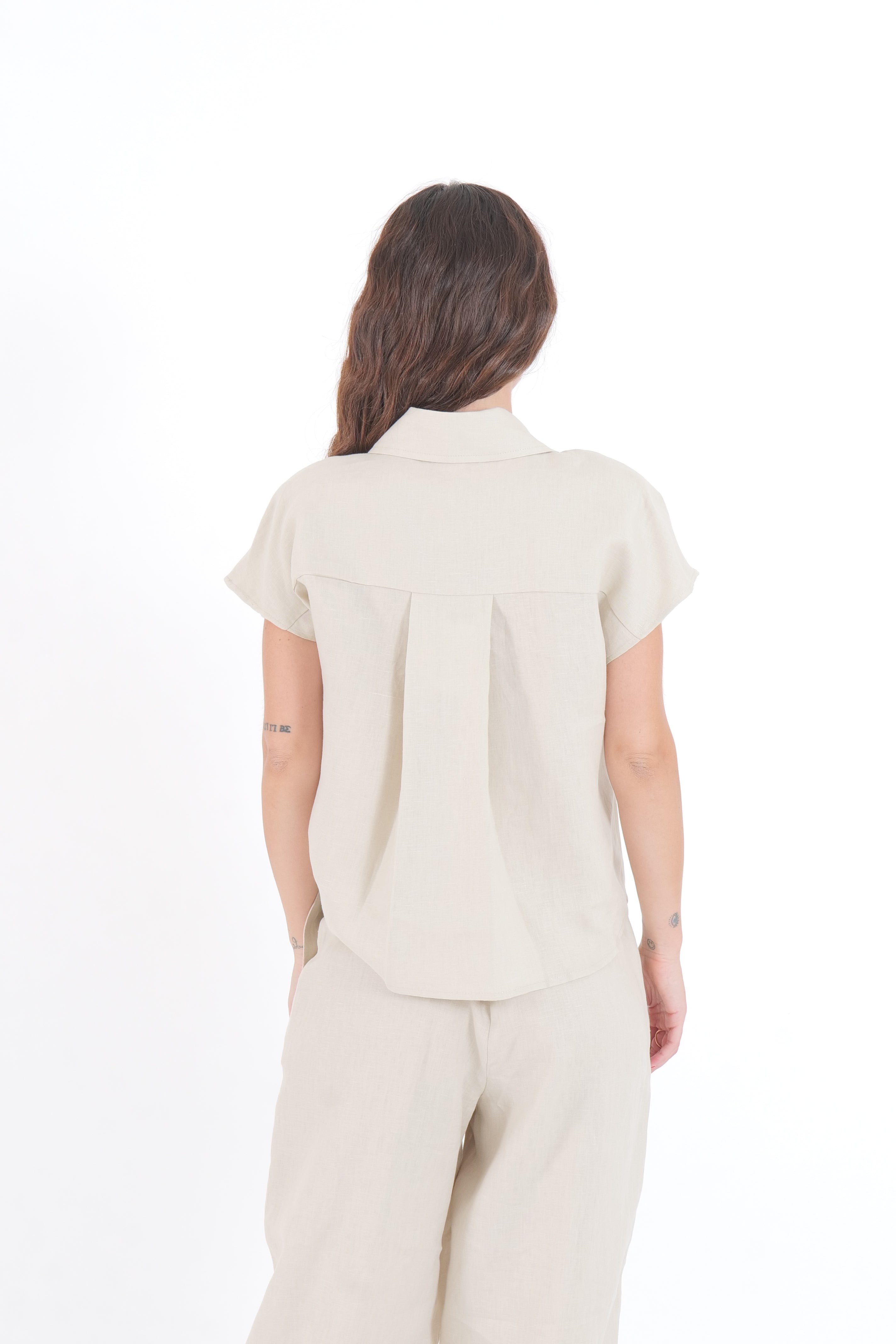 CAMICIA LINEN SABBIA