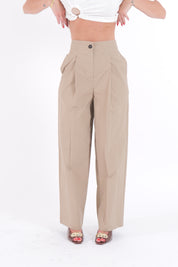 PANTALONE COTTON CAMEL