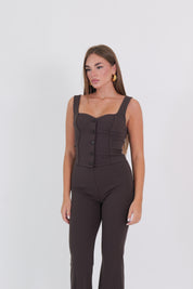 BUSTIER DINA CHOCO