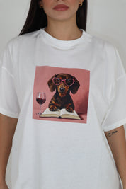 T-SHIRT BASSOTTO PINK