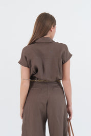 CAMICIA LINO MORO