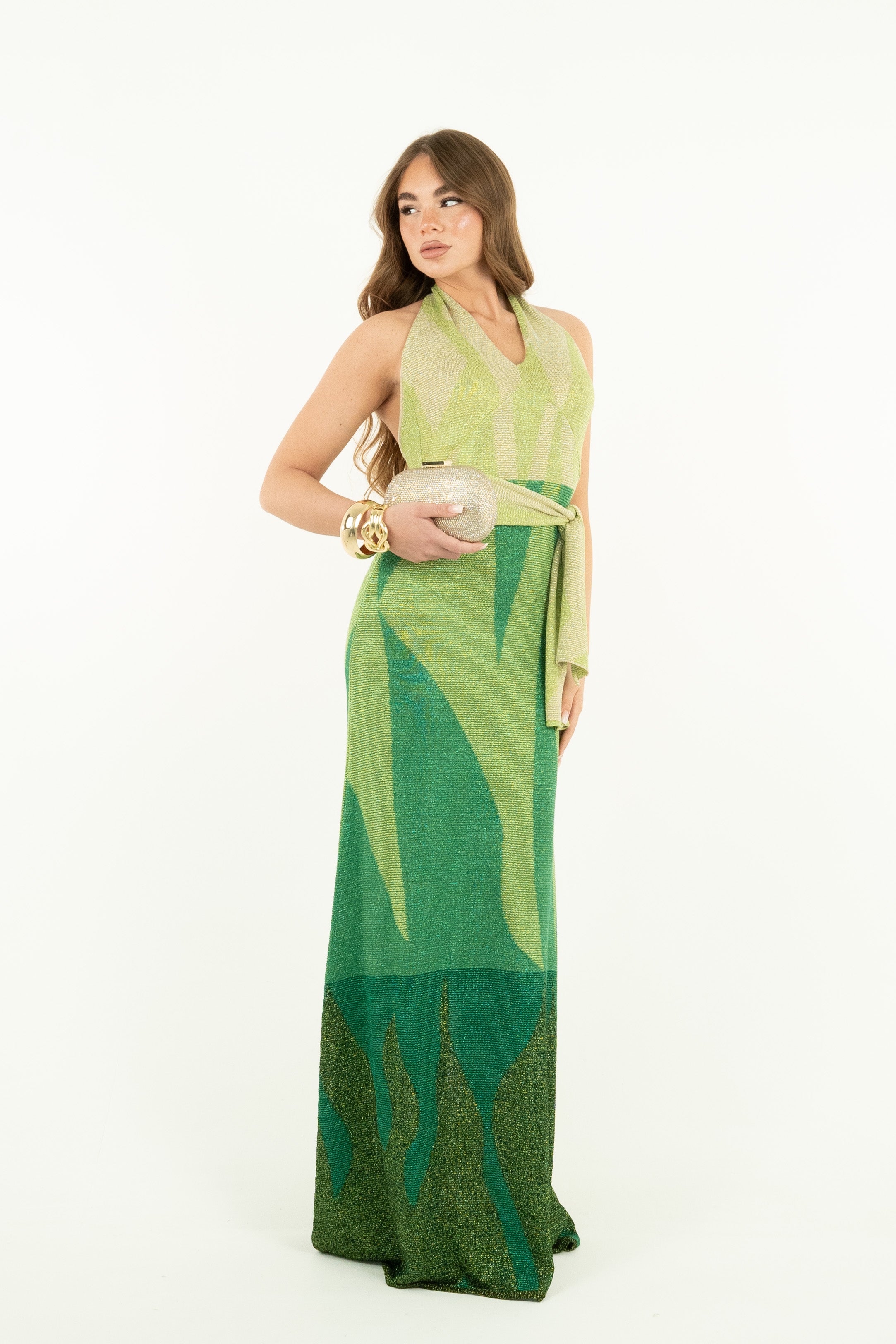 ABITO SMANICATO LUREX AKEP