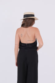TOP INCROCIO DIXIE NERO