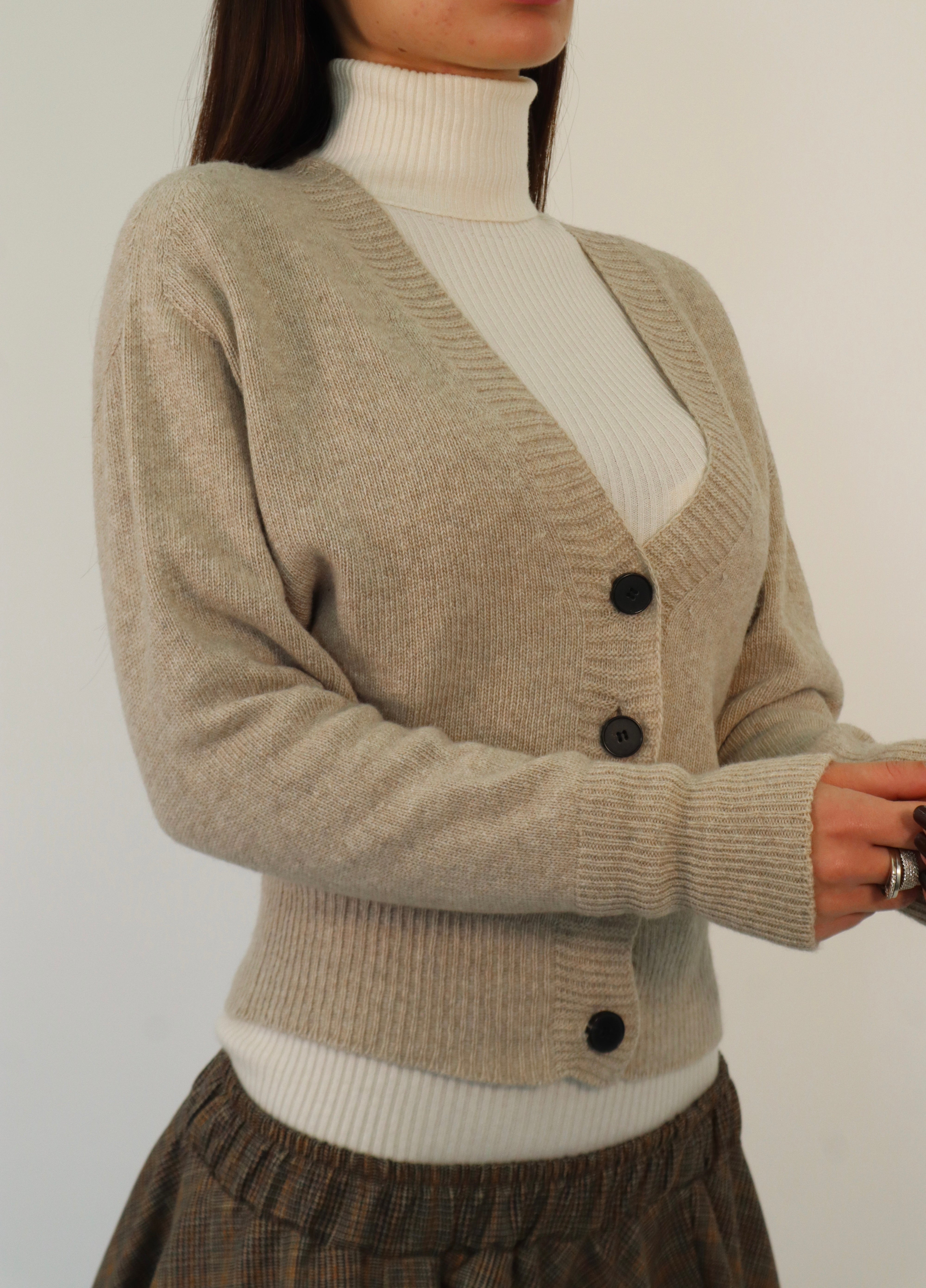 CARDIGAN IN LANA BASIC