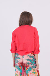 CAMICIA MUSSOLA ROSSO