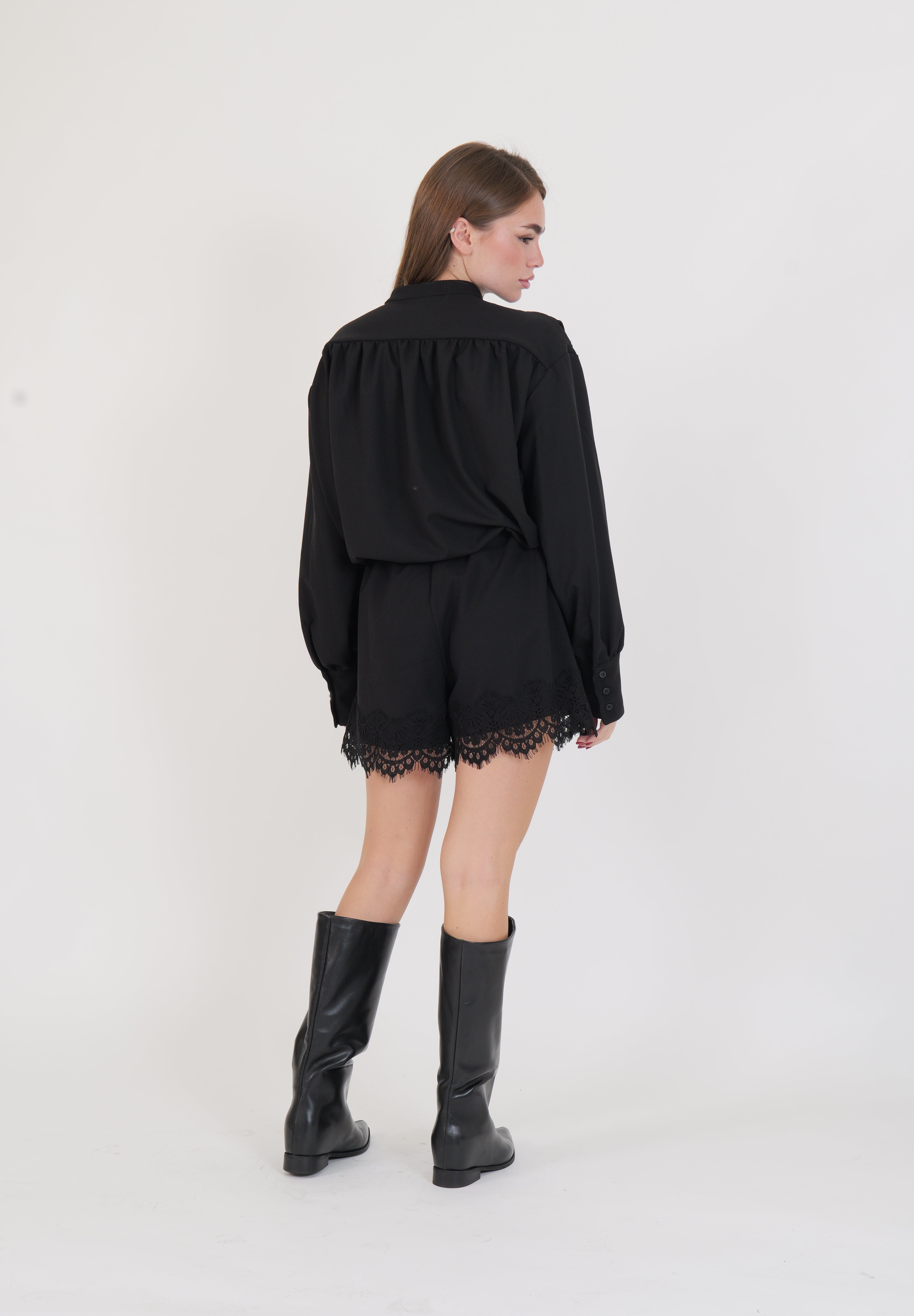 MINI JUMPSUITE PIZZO NERO