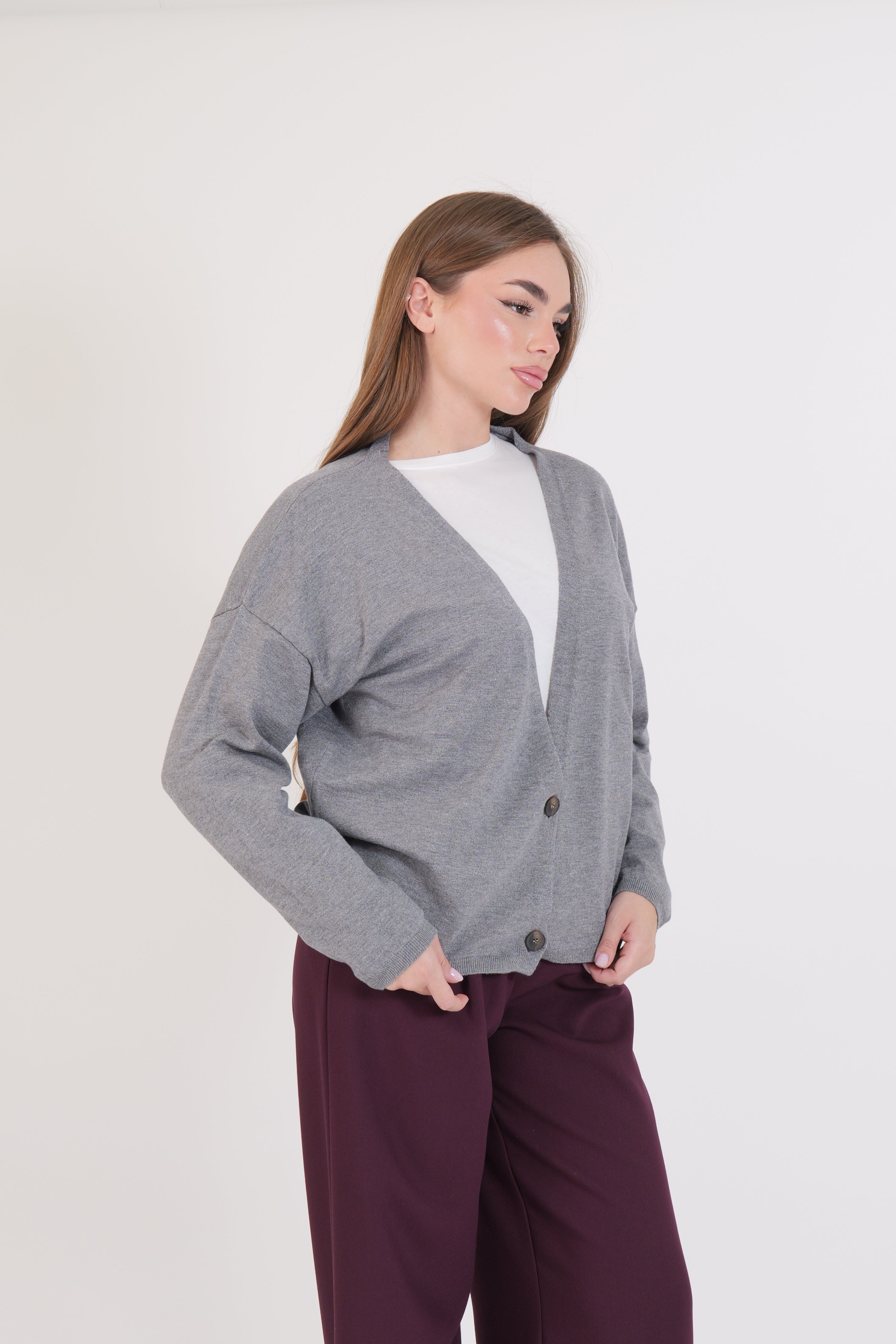 CARDIGAN GRIGIO VICOLO