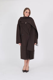 CAPPOTTO SCARF MORO