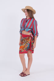 MINIGONNA PAREO TIGRE INDIA