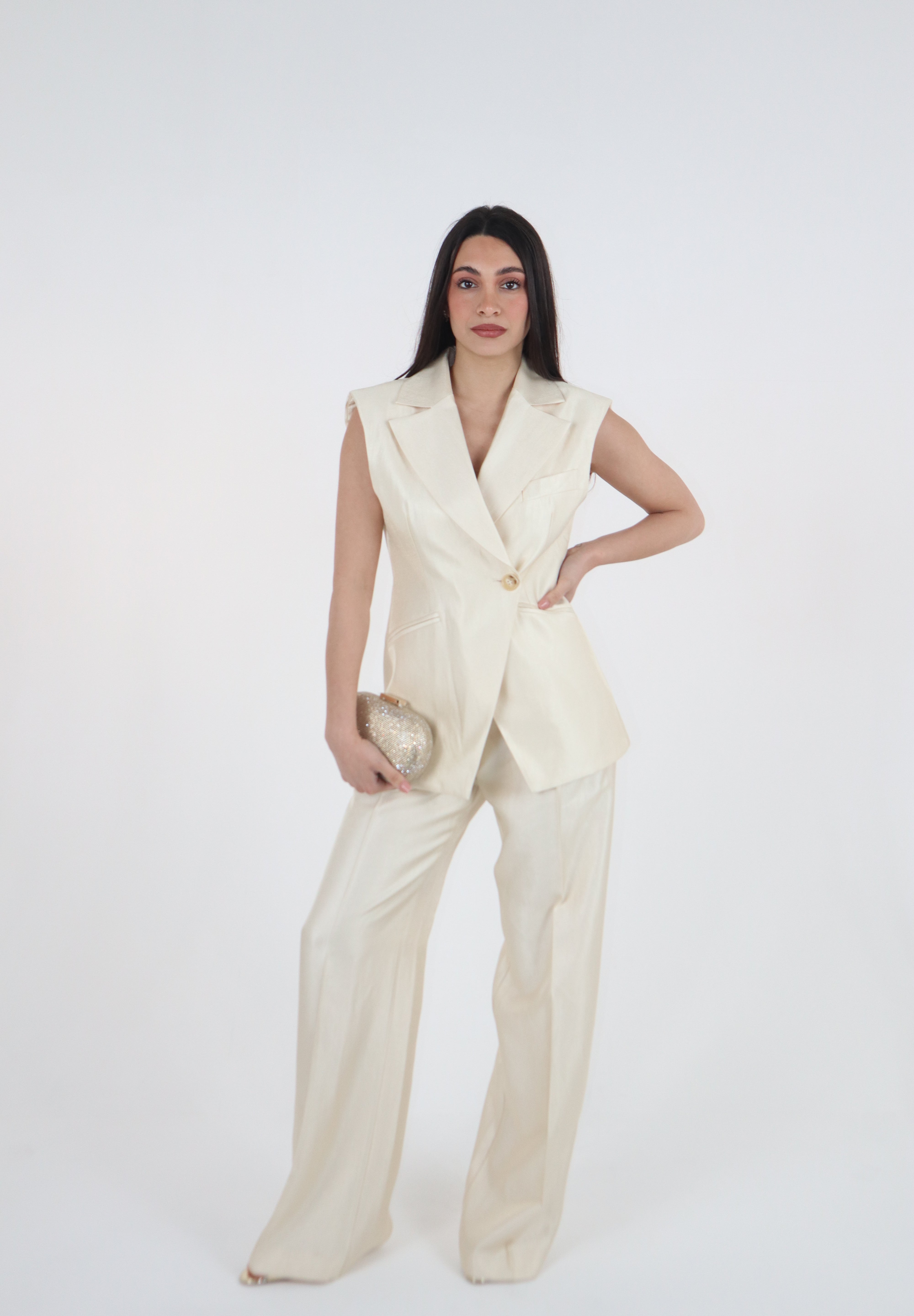PANTALONE FLEUR LATTE