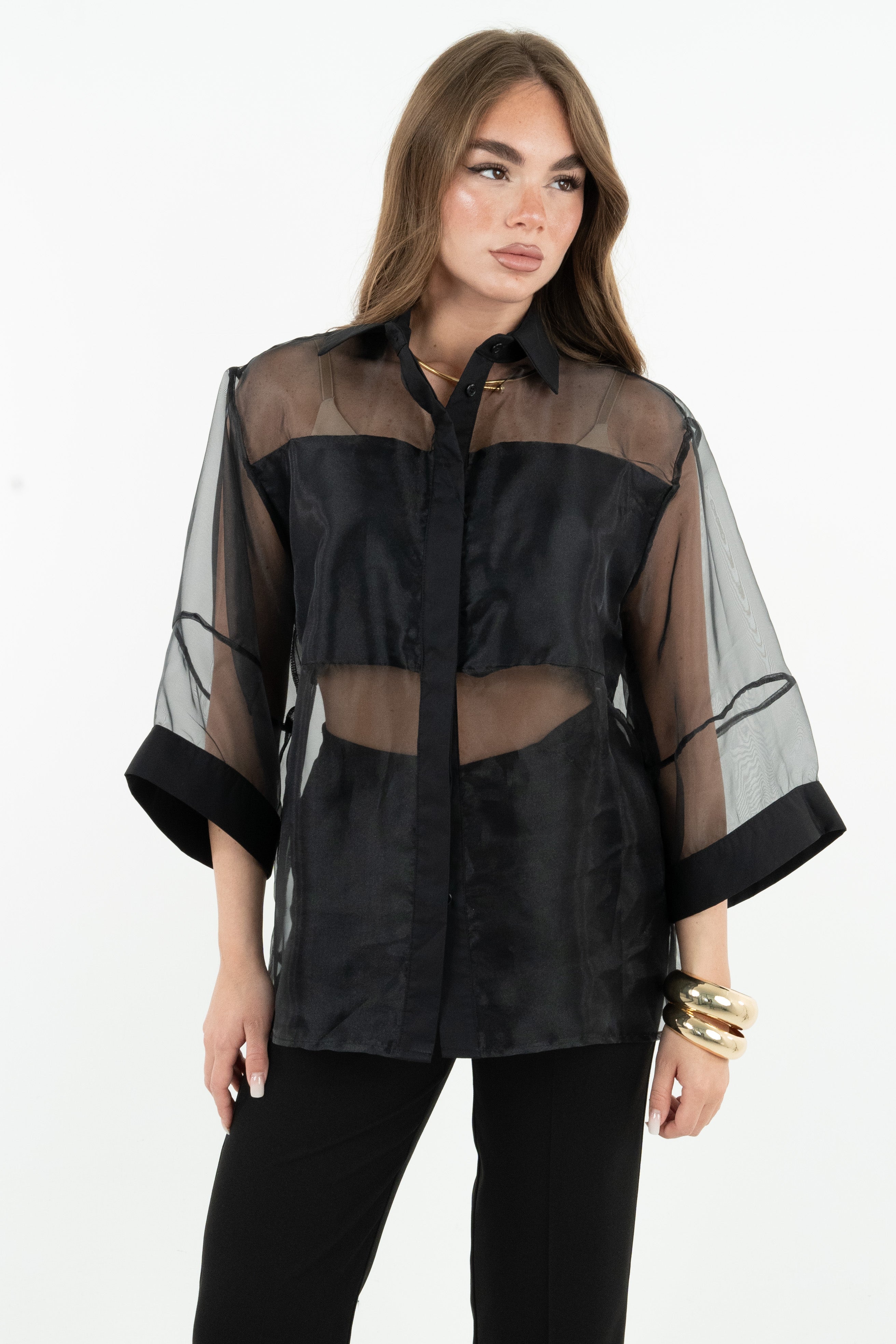 CAMICIA YASMINE NERA