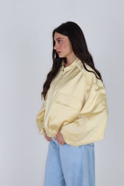 BOMBER SATIN YELLOW