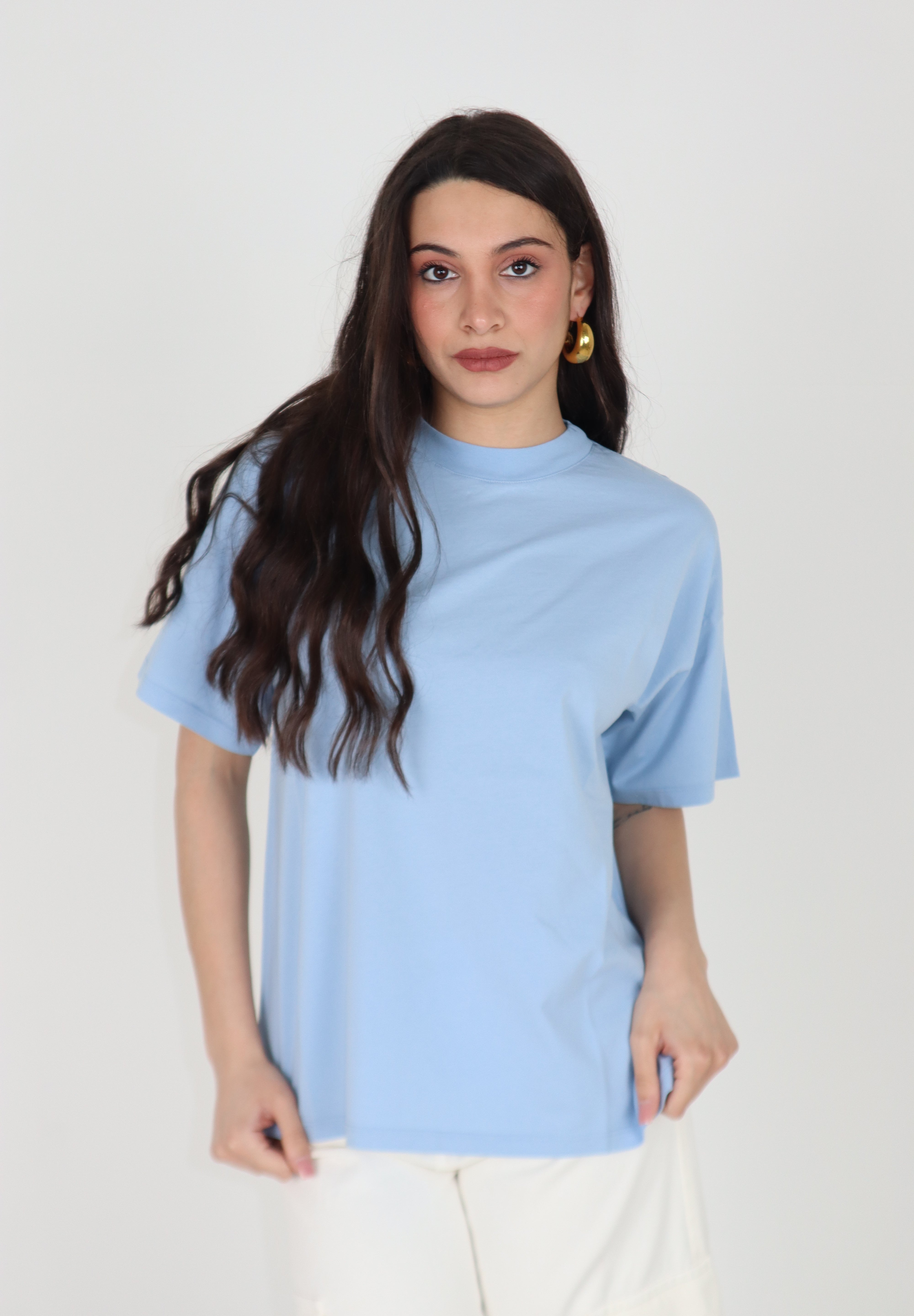 T-SHIRT BASIC CELESTE