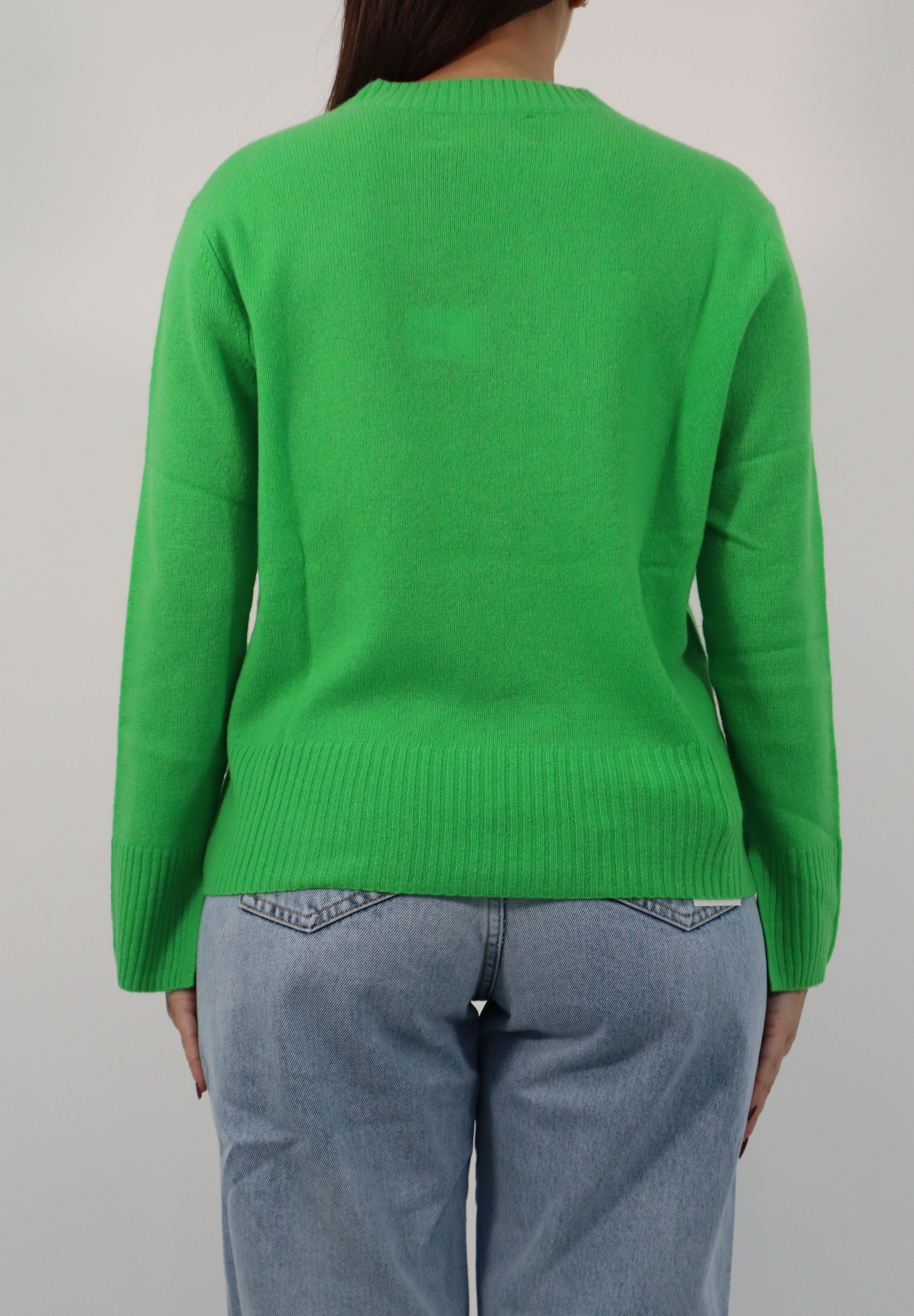 MAGLIA CASHMERE GREEN