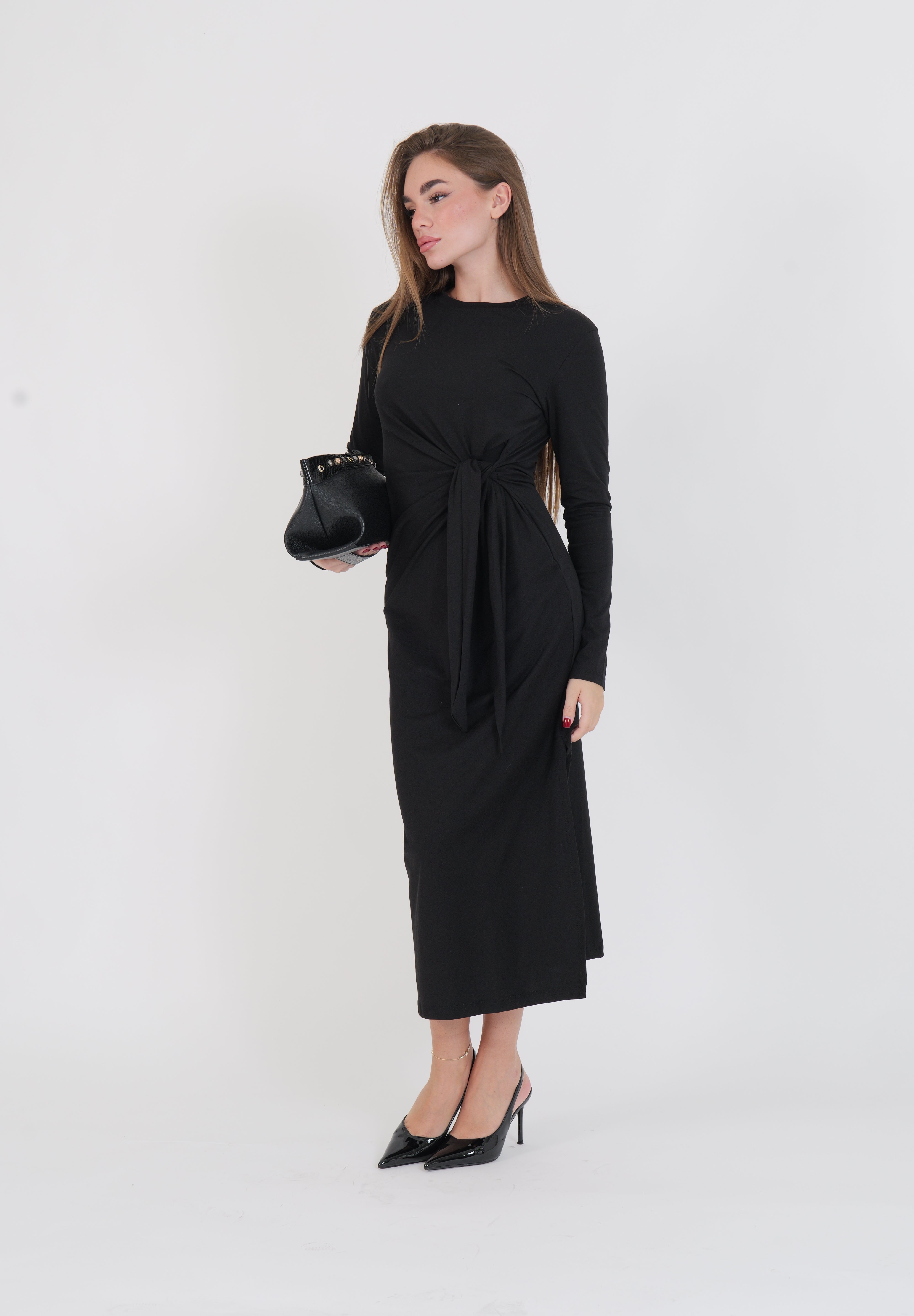 ABITO JERSEY NERO