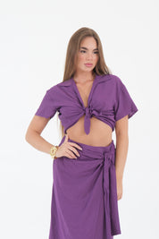CAMICIA RIO VIOLA