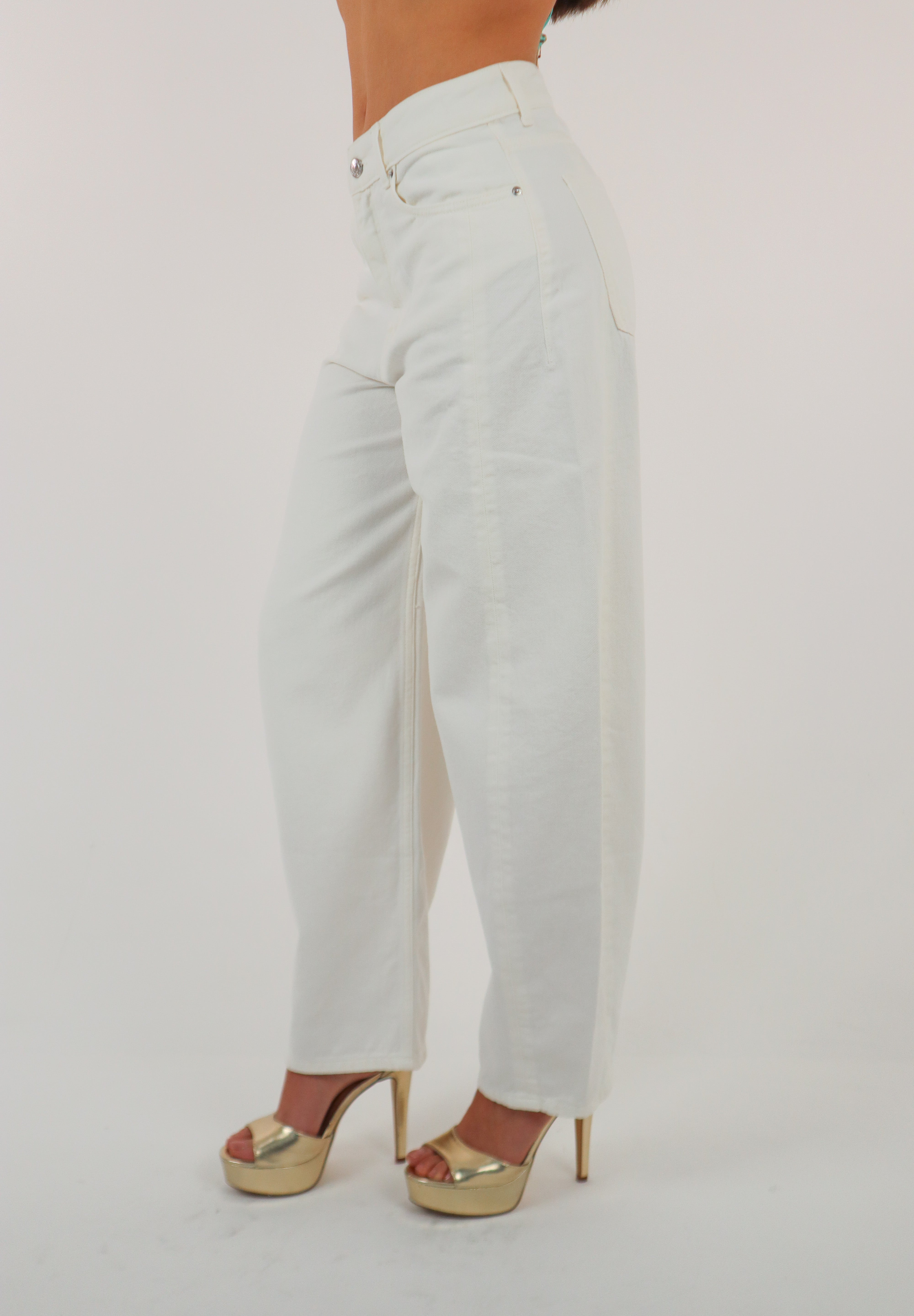 JEANS CHIARA MULTICOLOR BIANCO