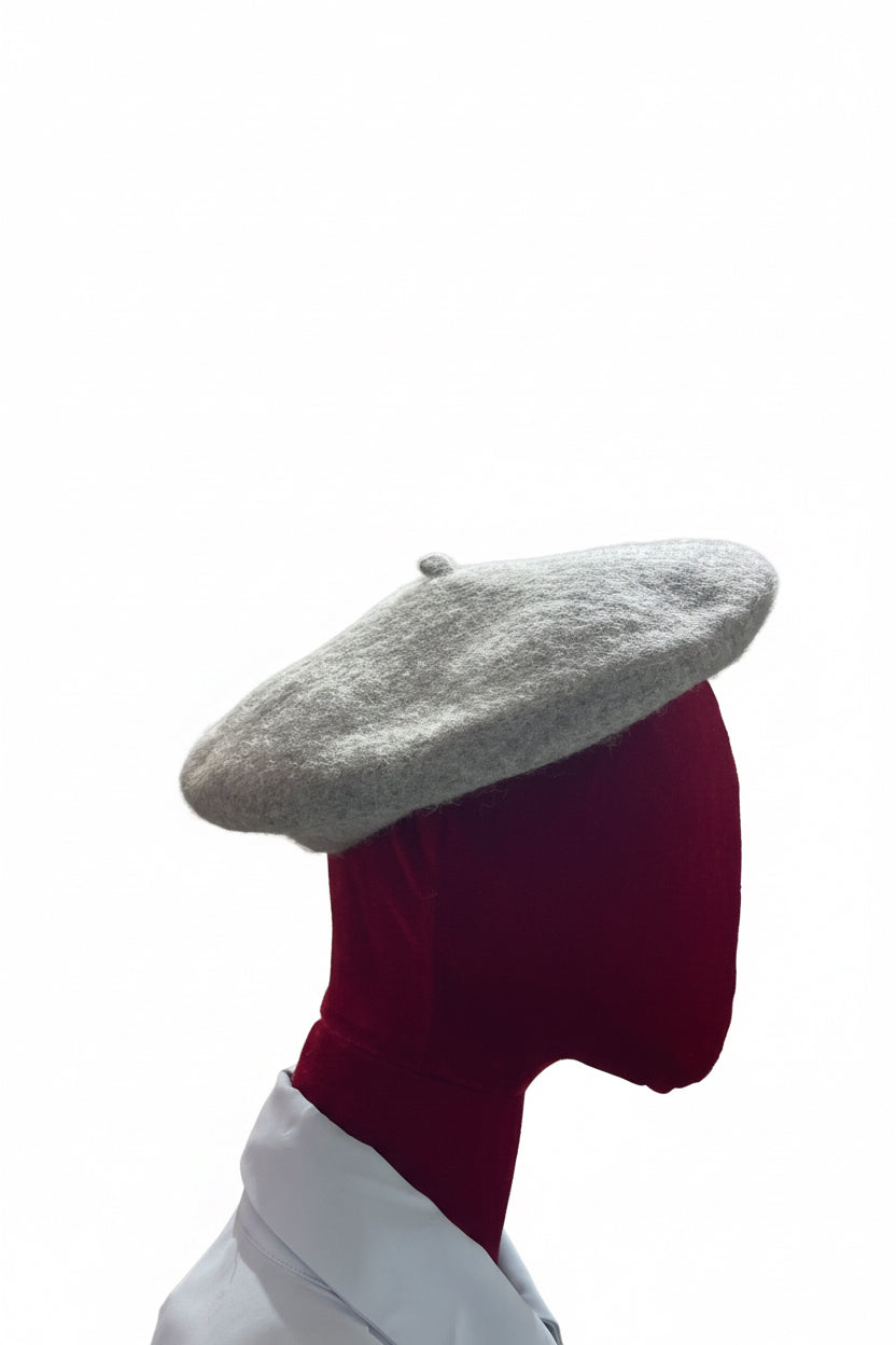 CAPPELLO BASCO GRIGIO CHIARO