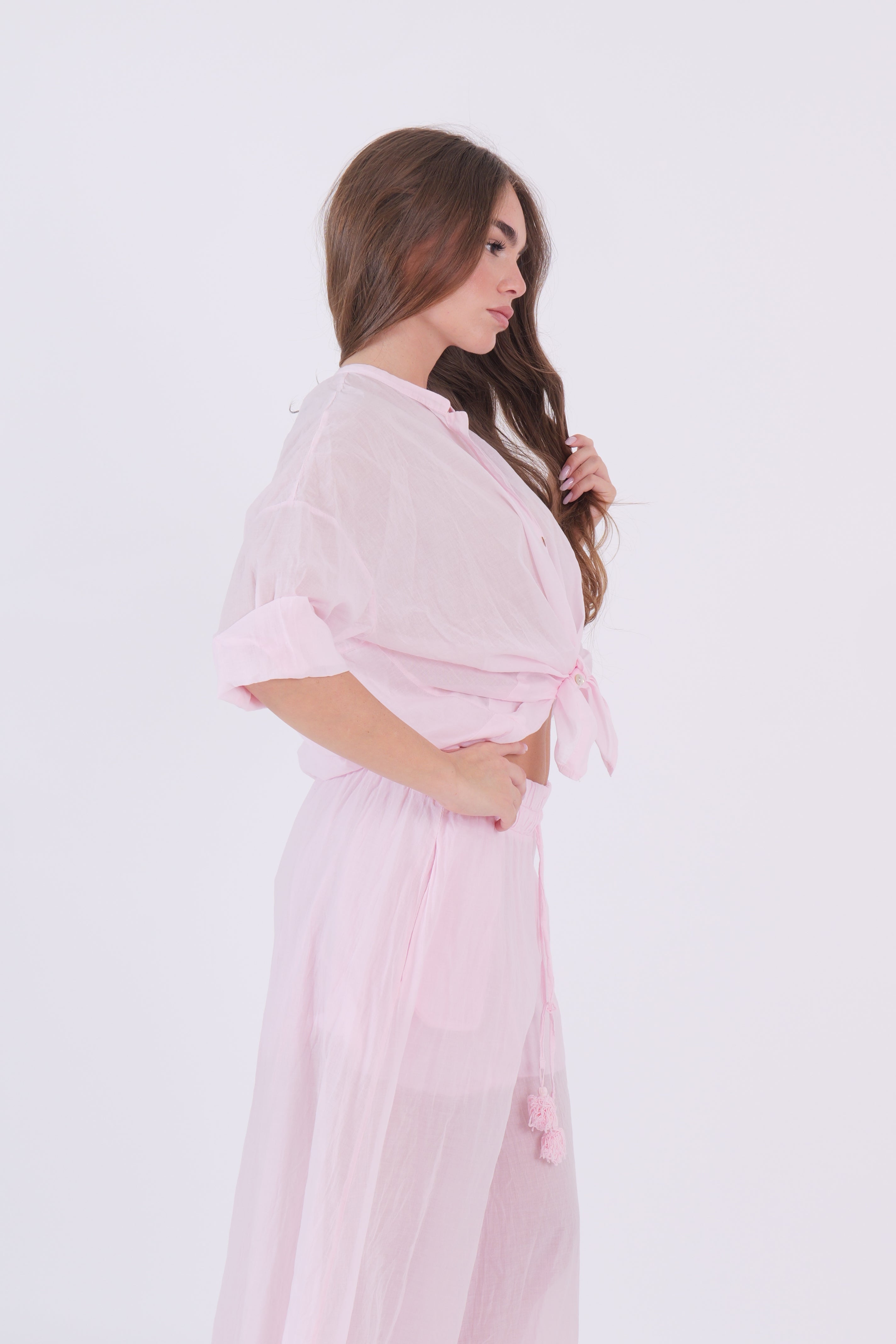 CAMICIA MUSSOLA ROSA