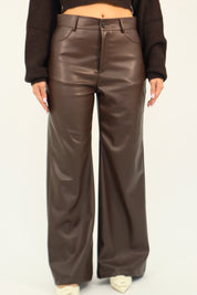 ECO-LEATHER TROUSERS