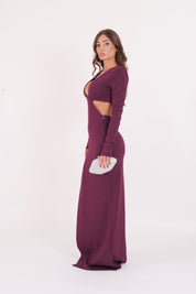LONG DRESS DAFNE RUBY NOIR