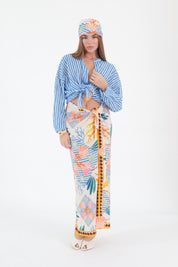 GONNA LUNGA PAREO FOULARD