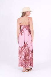 ABITO LEOPARD ROSA/MORO
