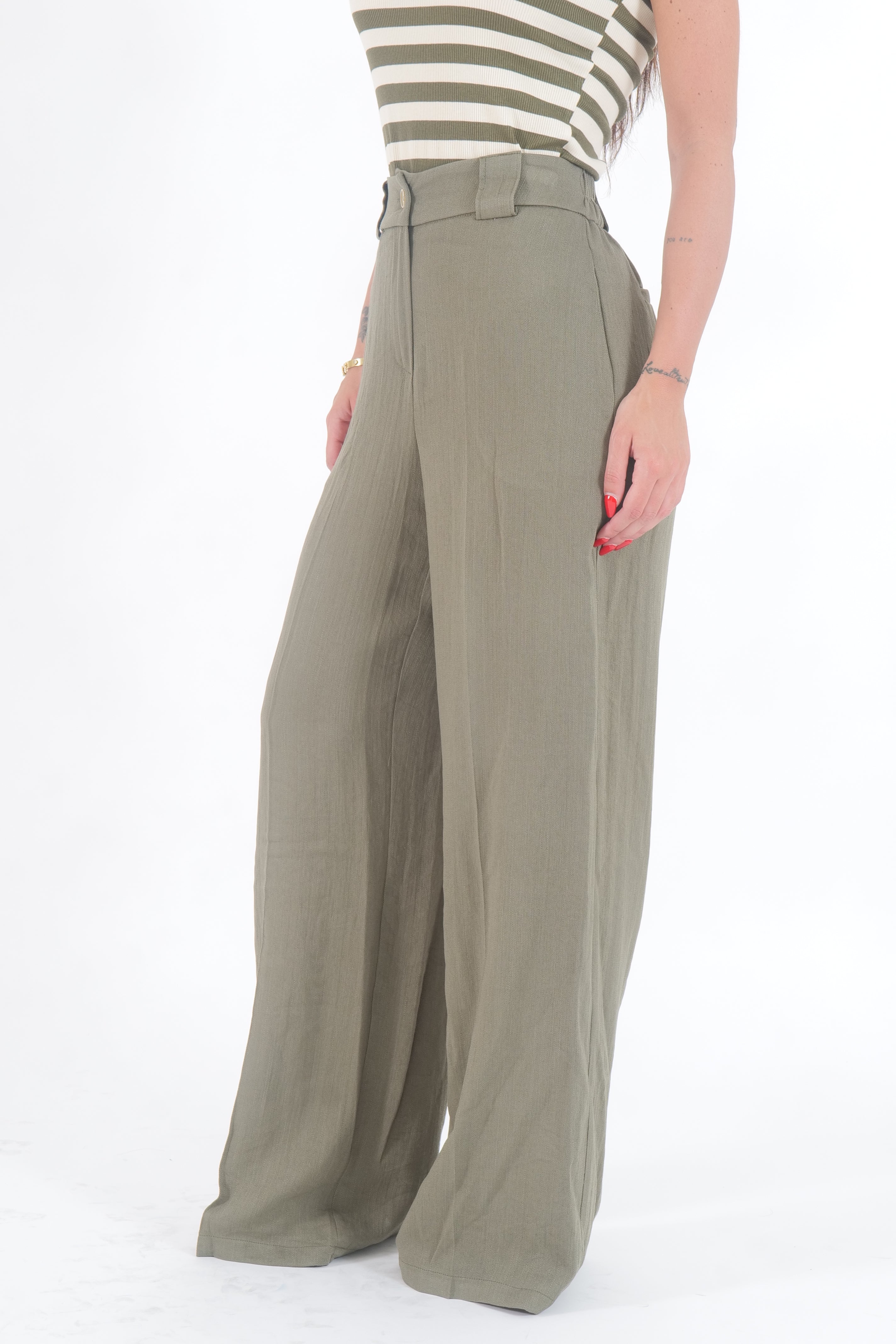 PANTALONI ZANZIBAR MILITARE