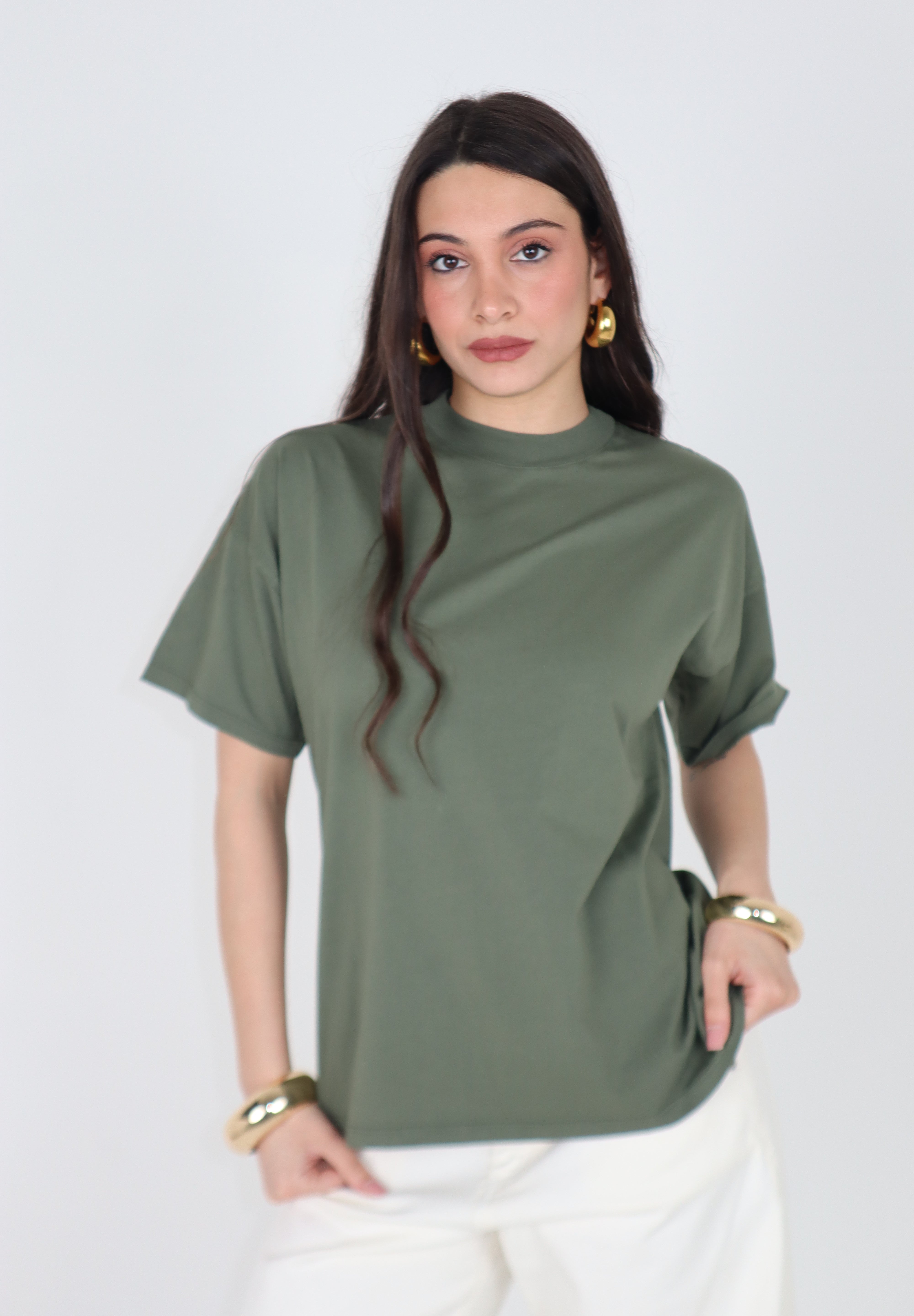 T-SHIRT BASIC VERDE