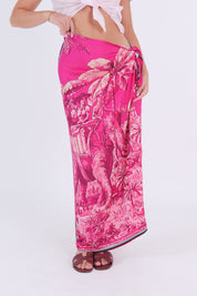 GONNA LUNGA ELEFANT ROSA