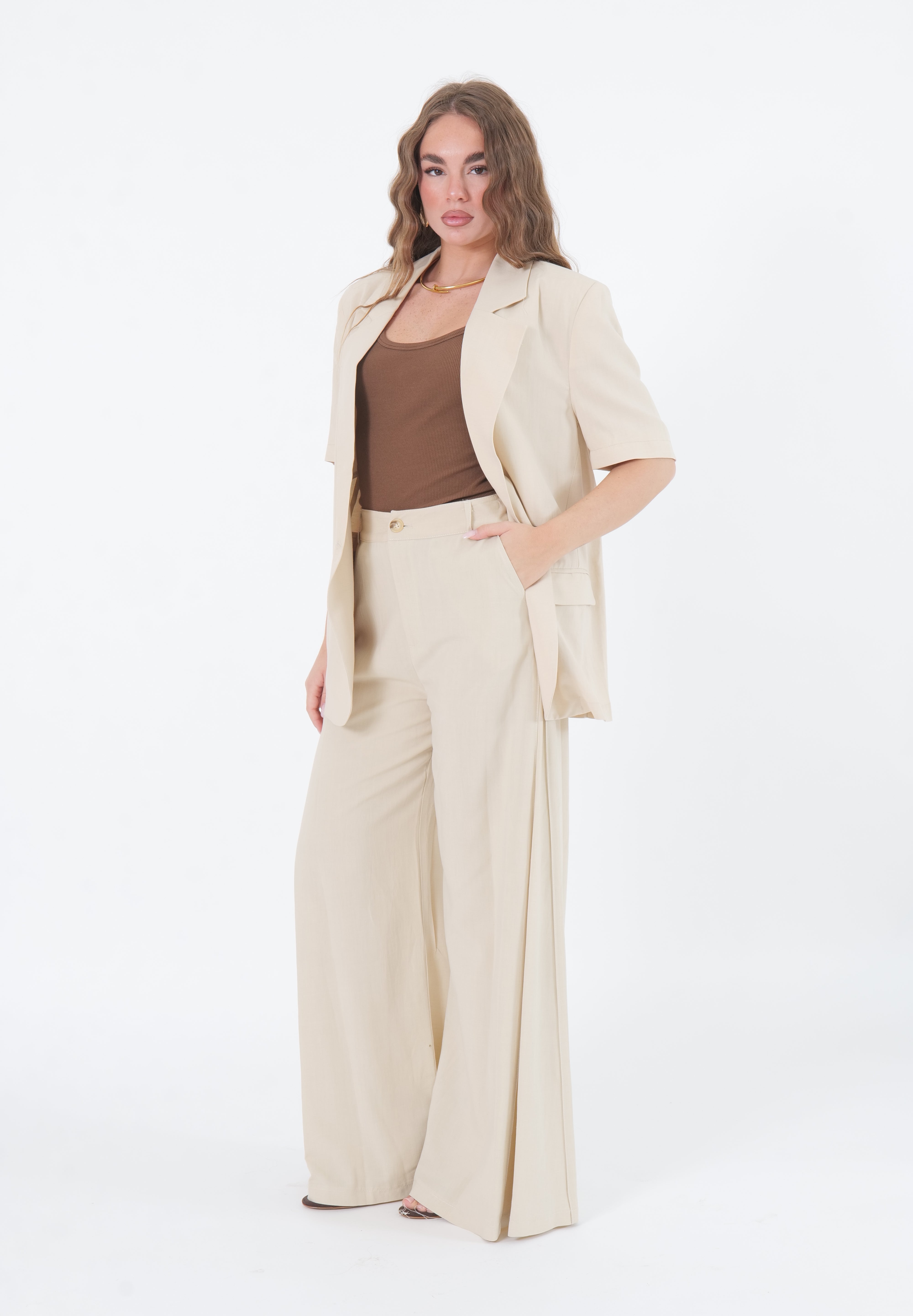 PANTALONE AMALFI BEIGE