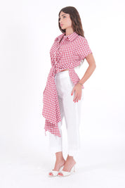 PANTALONE CAPRI BIANCO