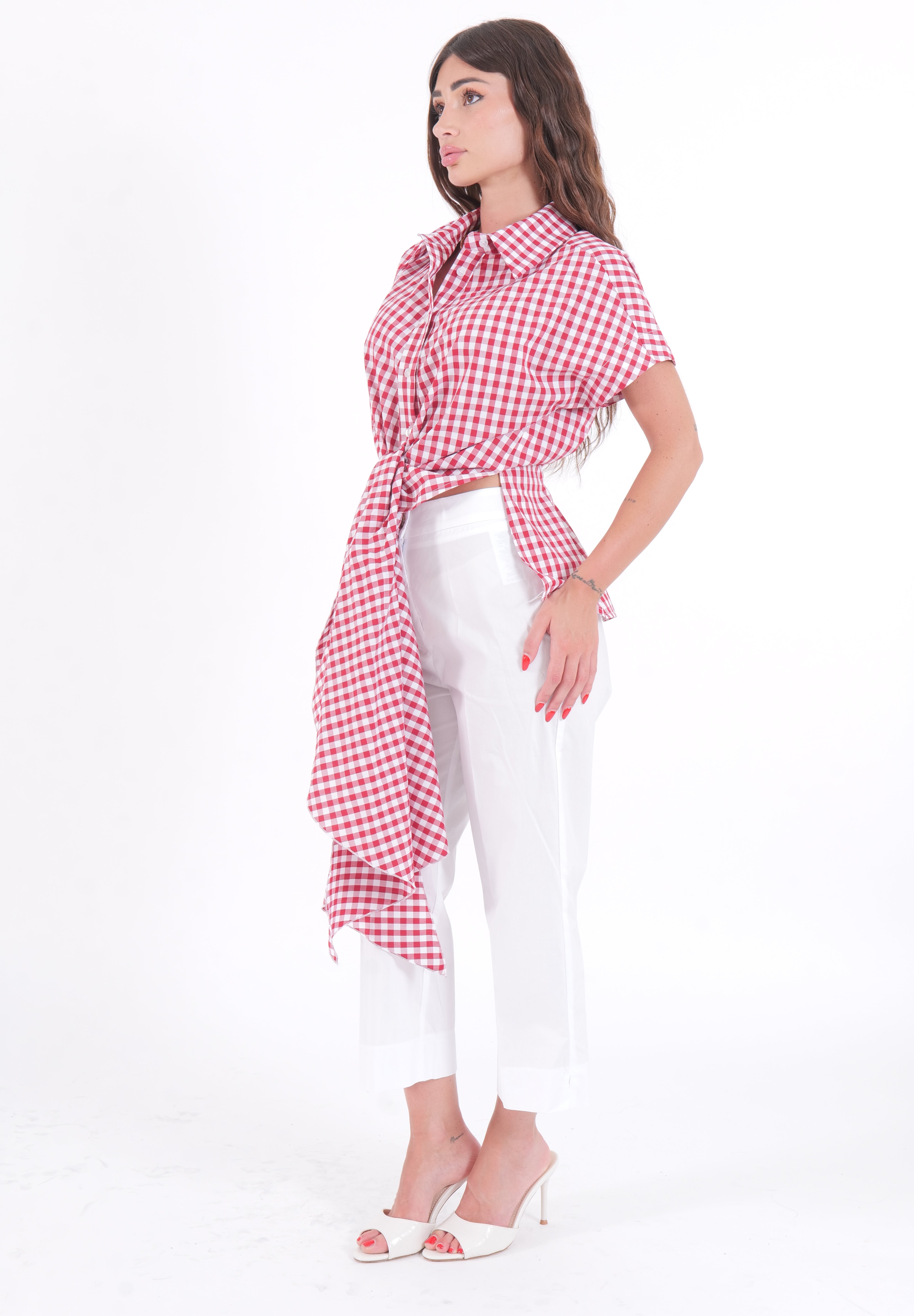 PANTALONE CAPRI BIANCO
