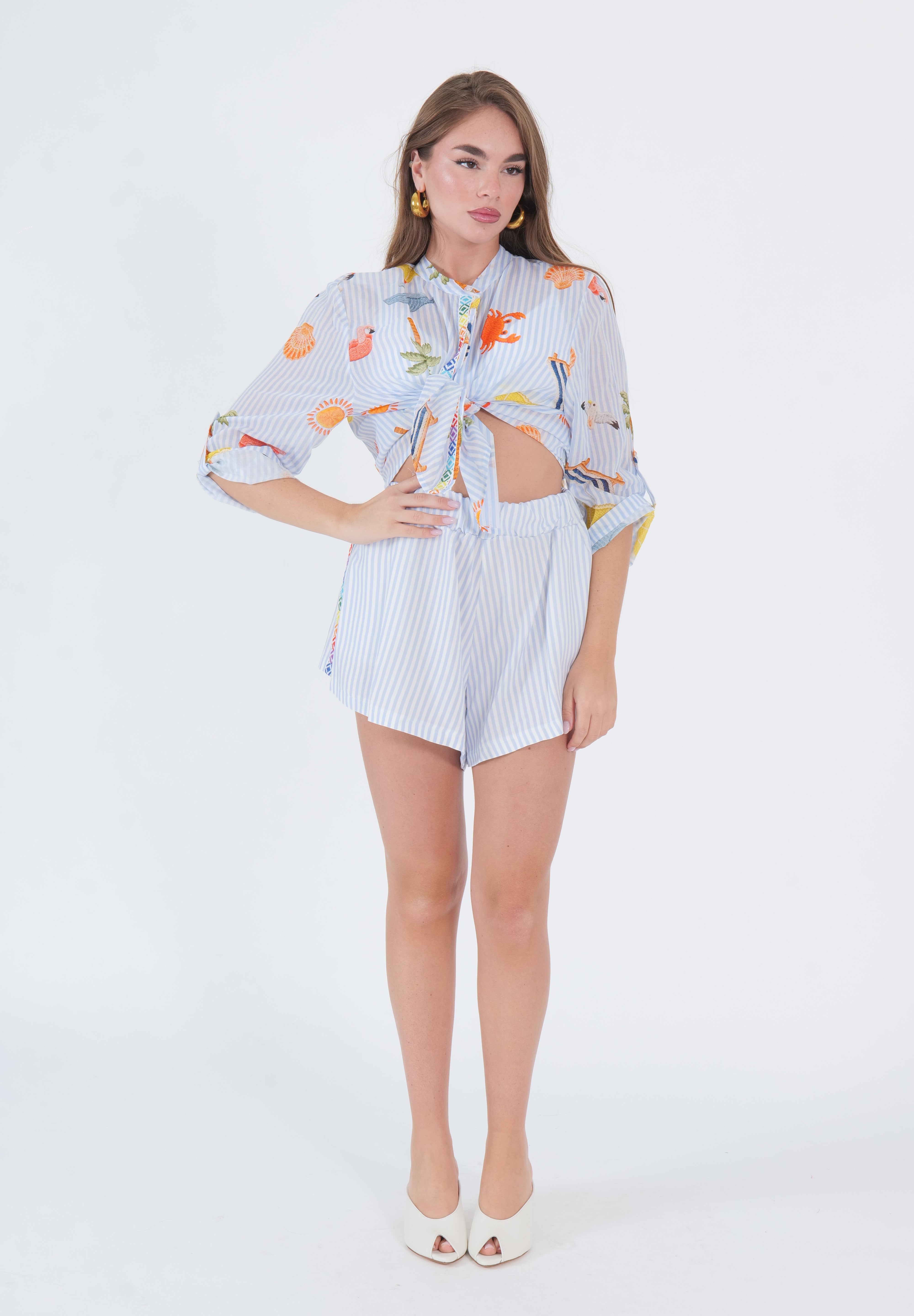 SHORTS FLAMINGO