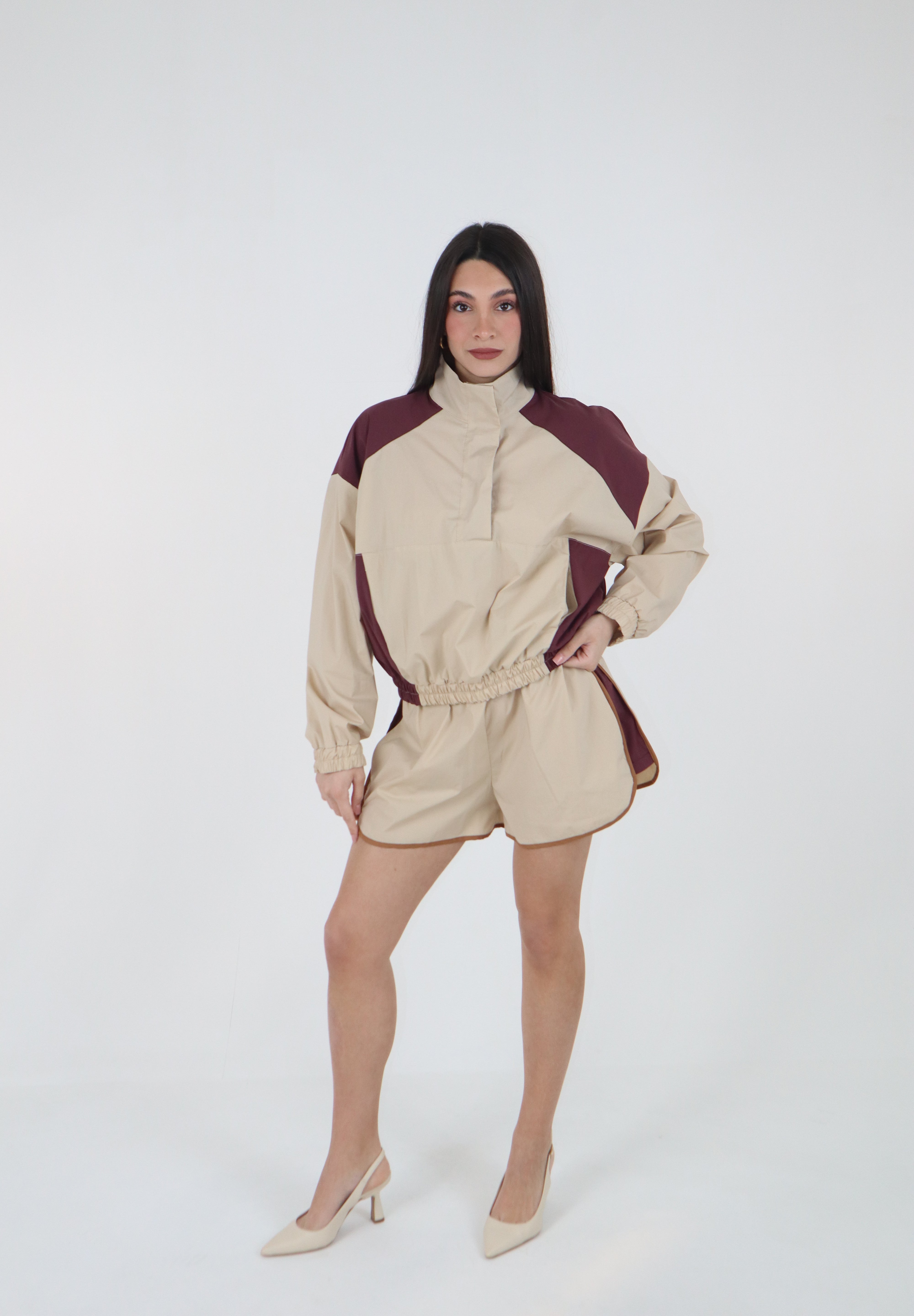 SHORT NYLON TABACCO