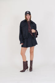 MINI SHORT BLU