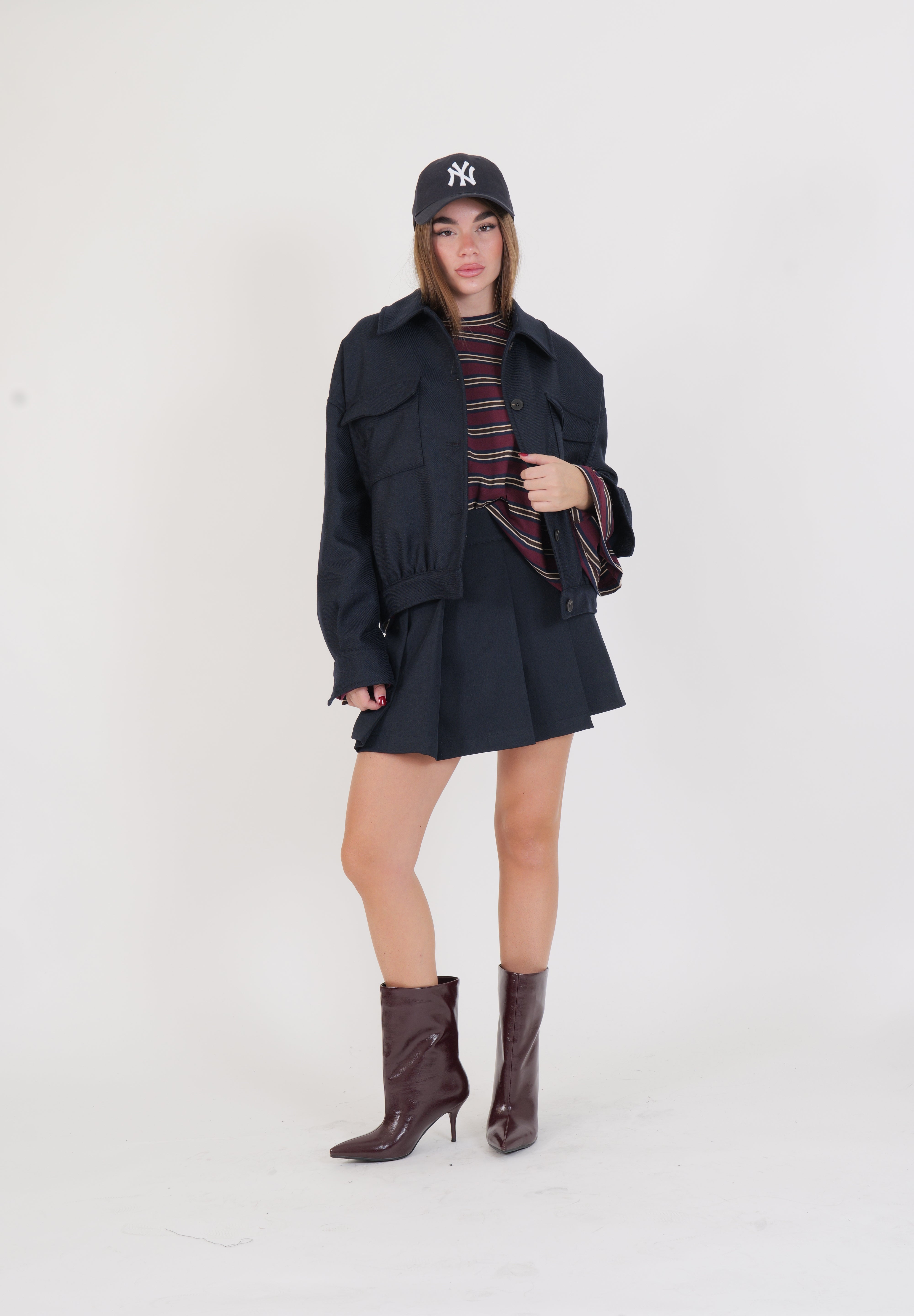 MINI SHORT BLU