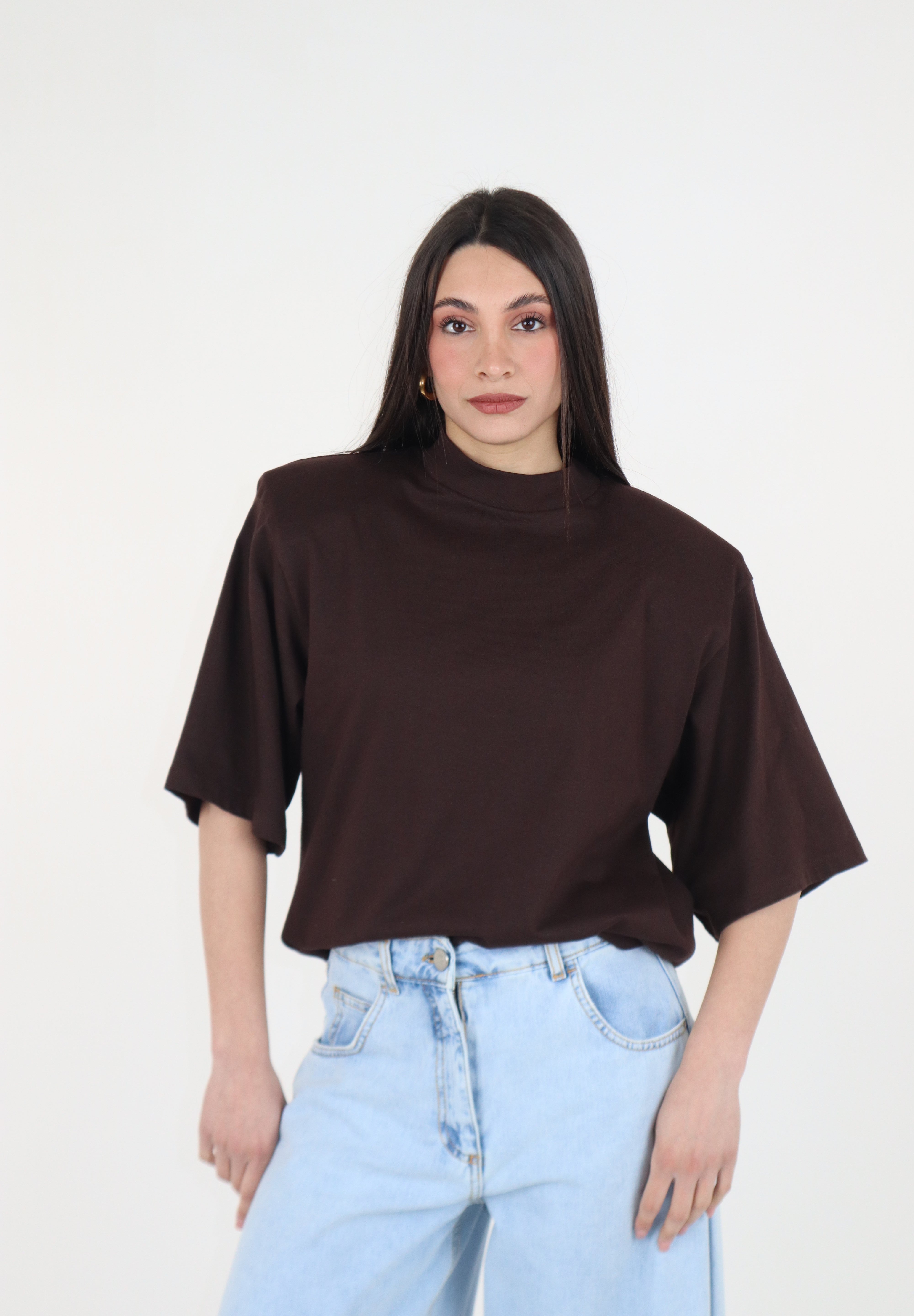 T-SHIRT SPALLINE VICOLO MORO