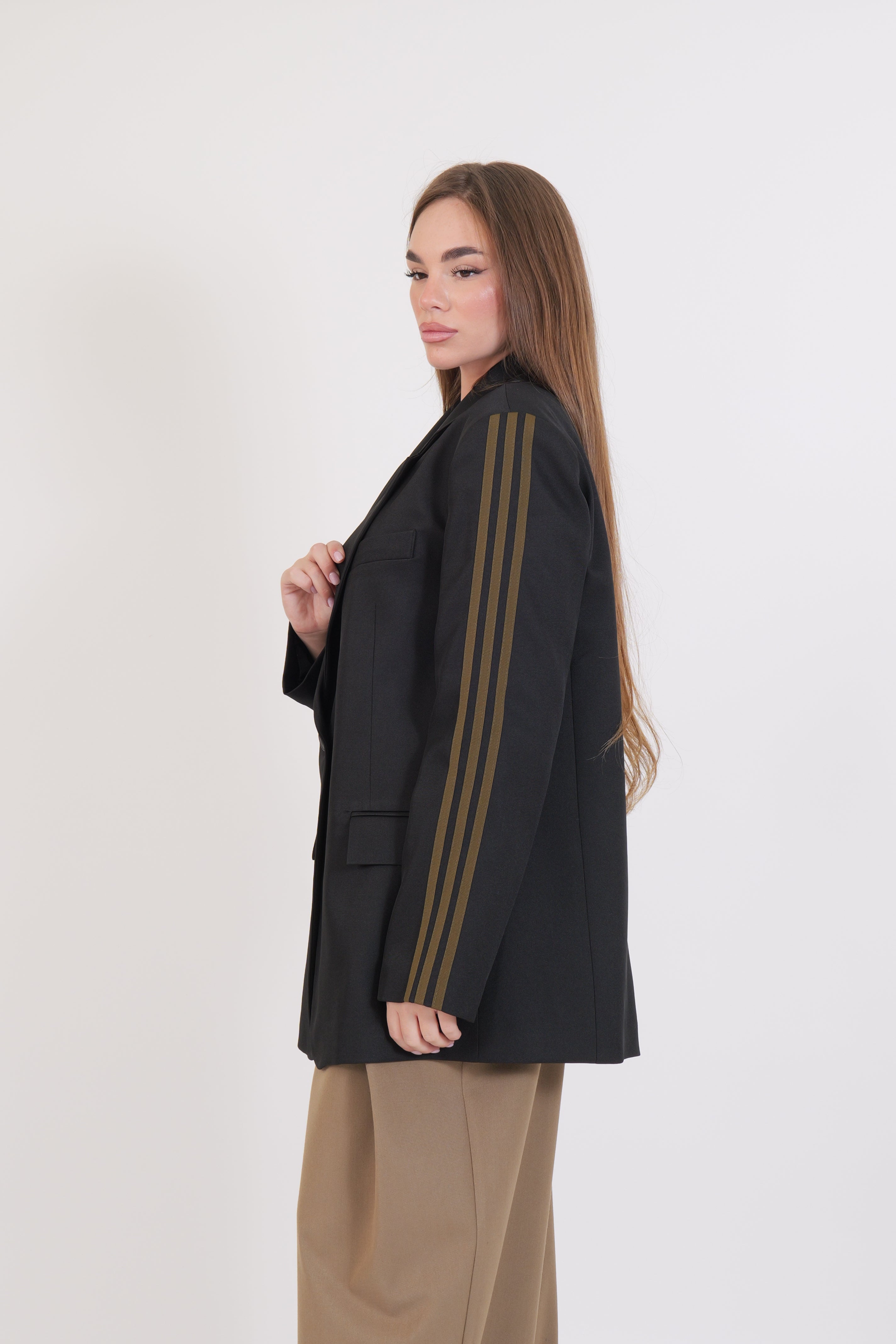 BLAZER NERO/MILITARE