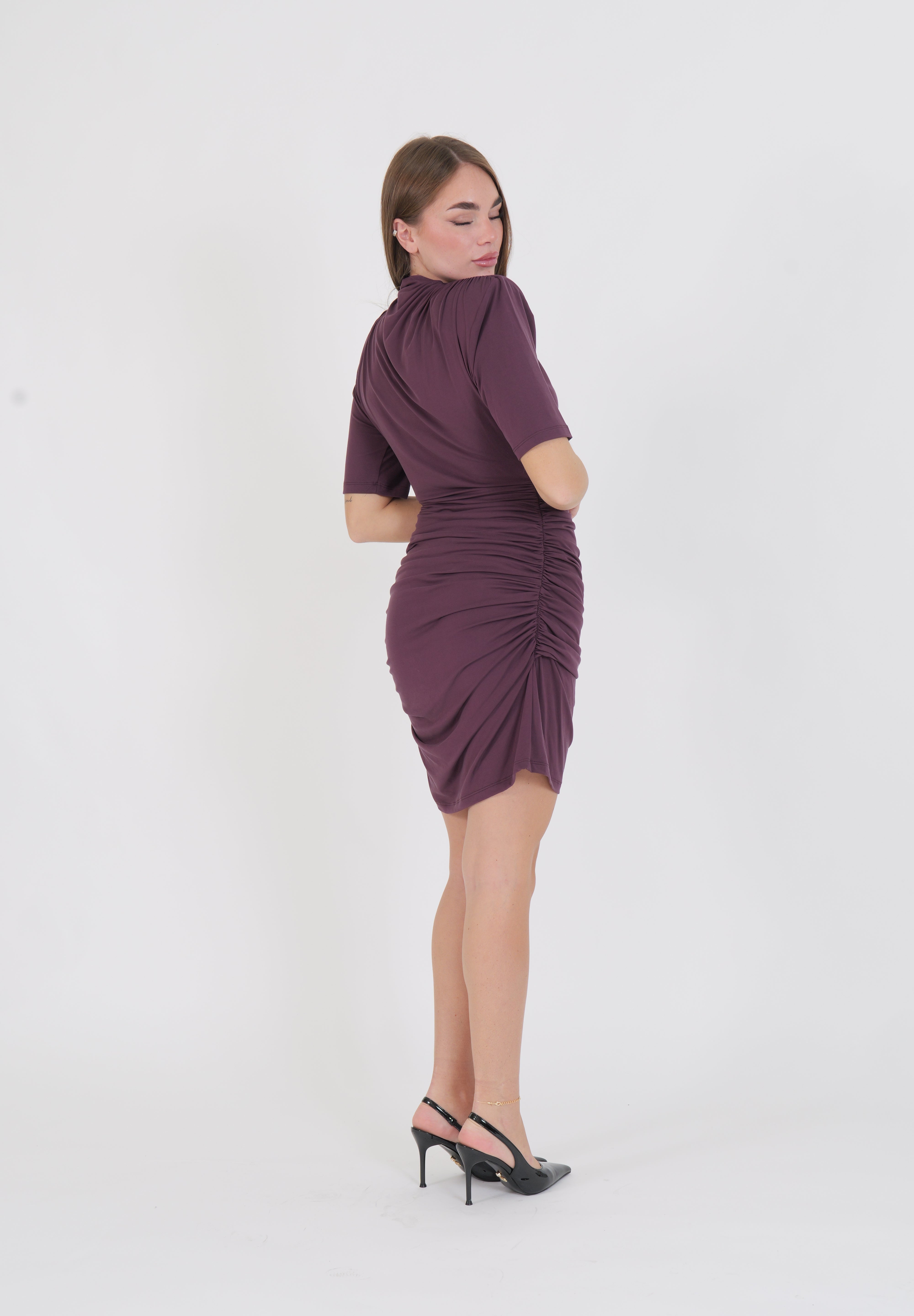 ABITO LOLA BORDEAUX