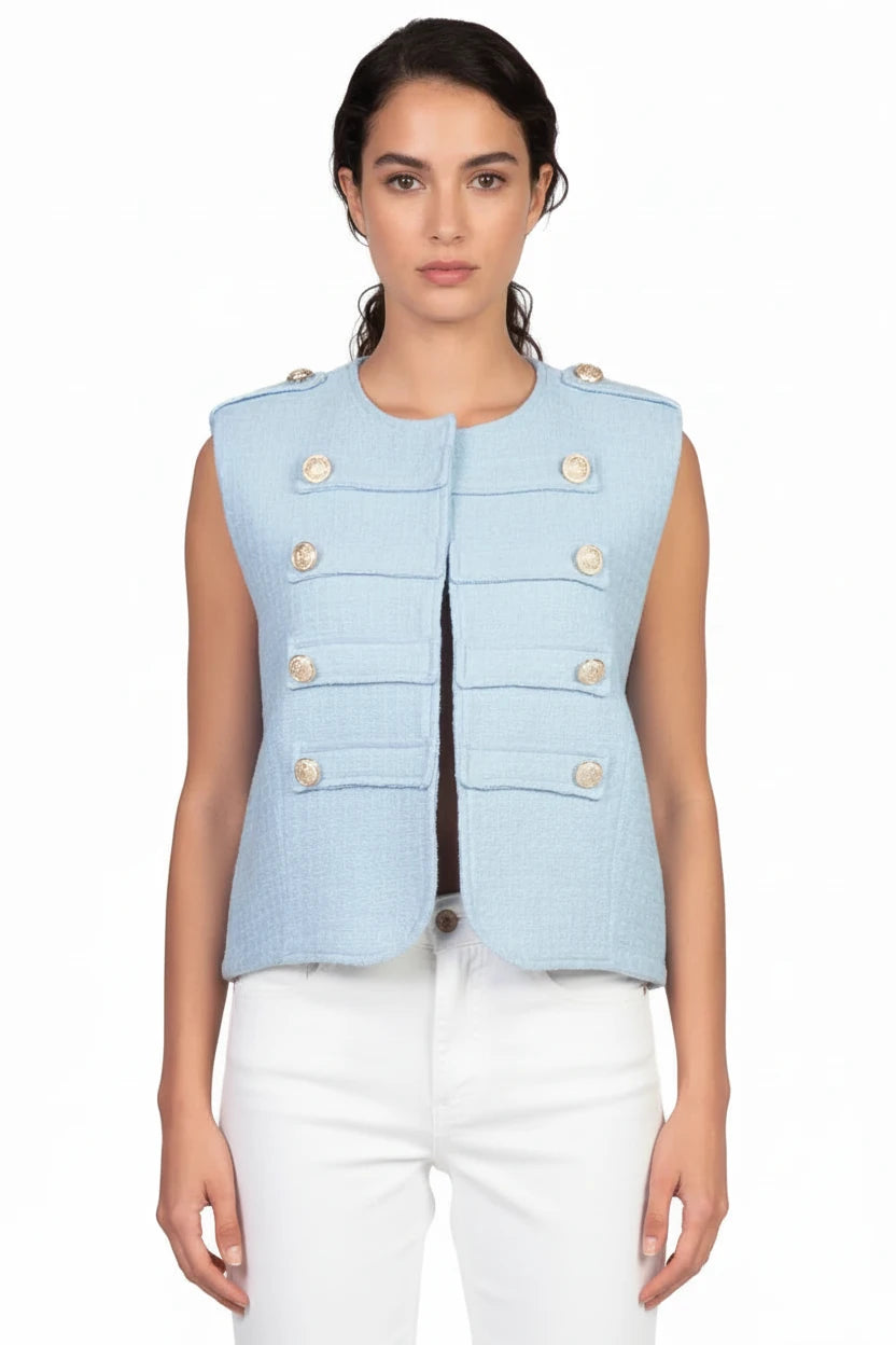 GILET NAPOLEON AZZURRO