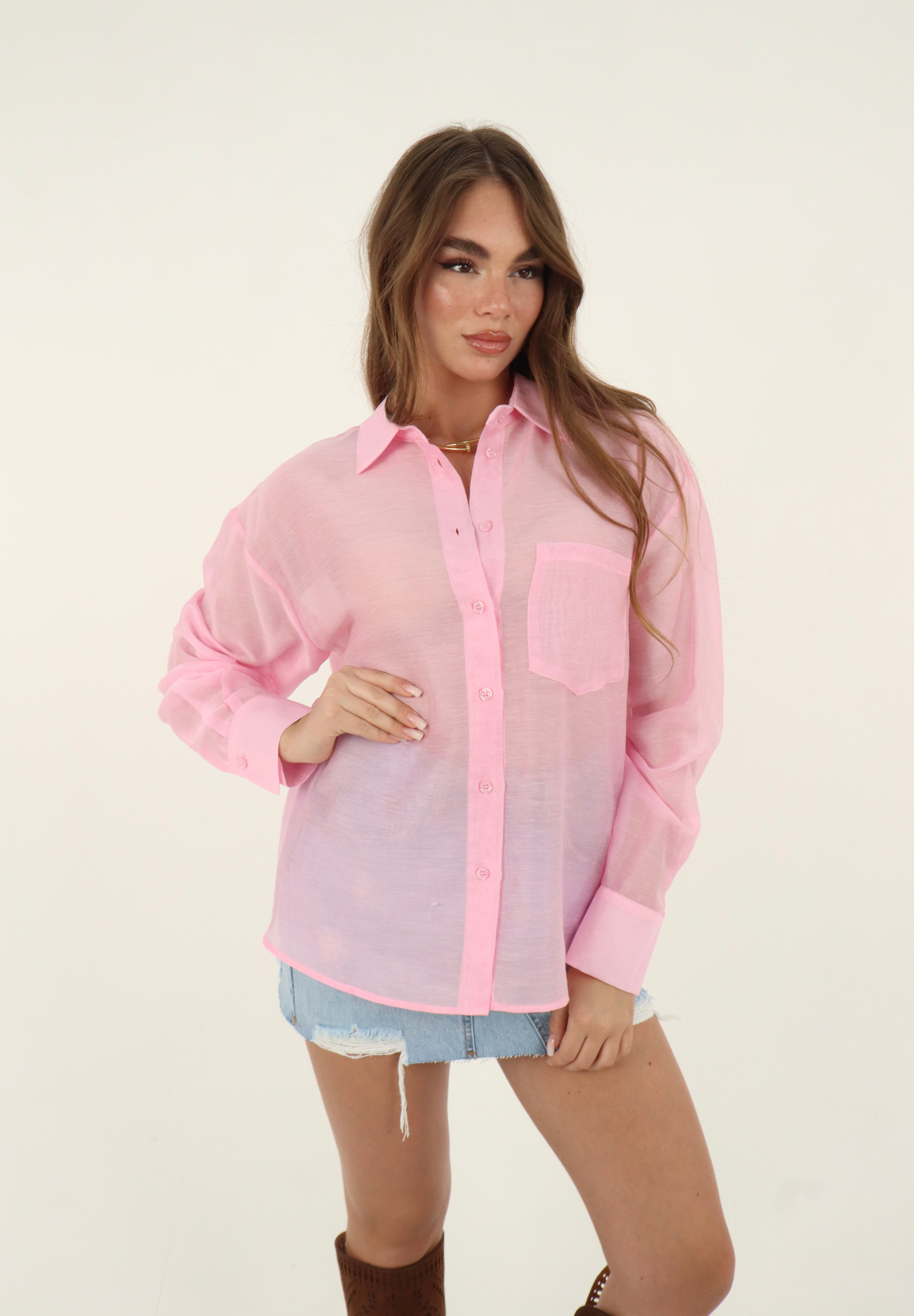 CAMICIA VEIL PINK