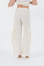 PANTALONE LINO BUTTER