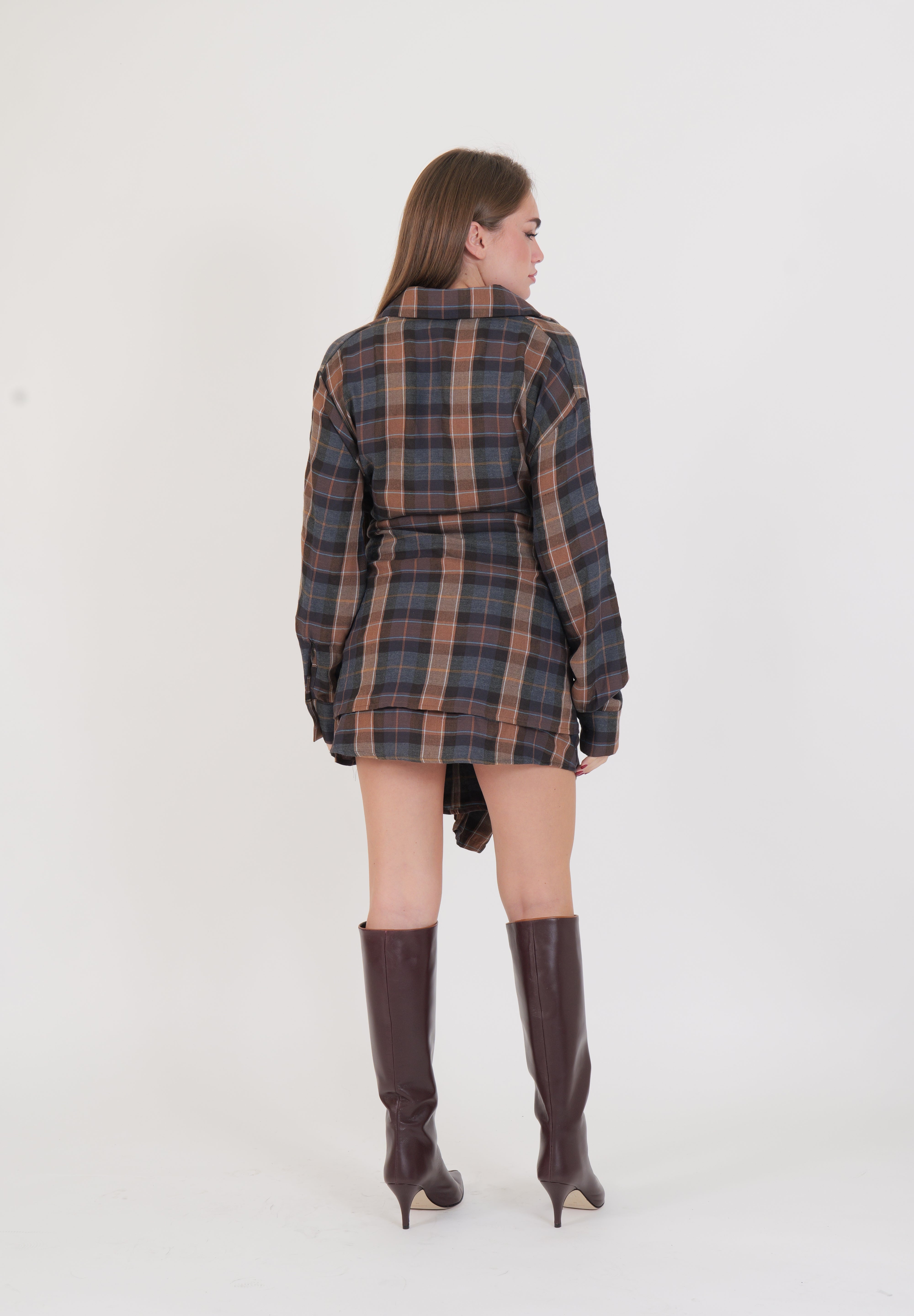 ABITO TARTAN MORO/BLU