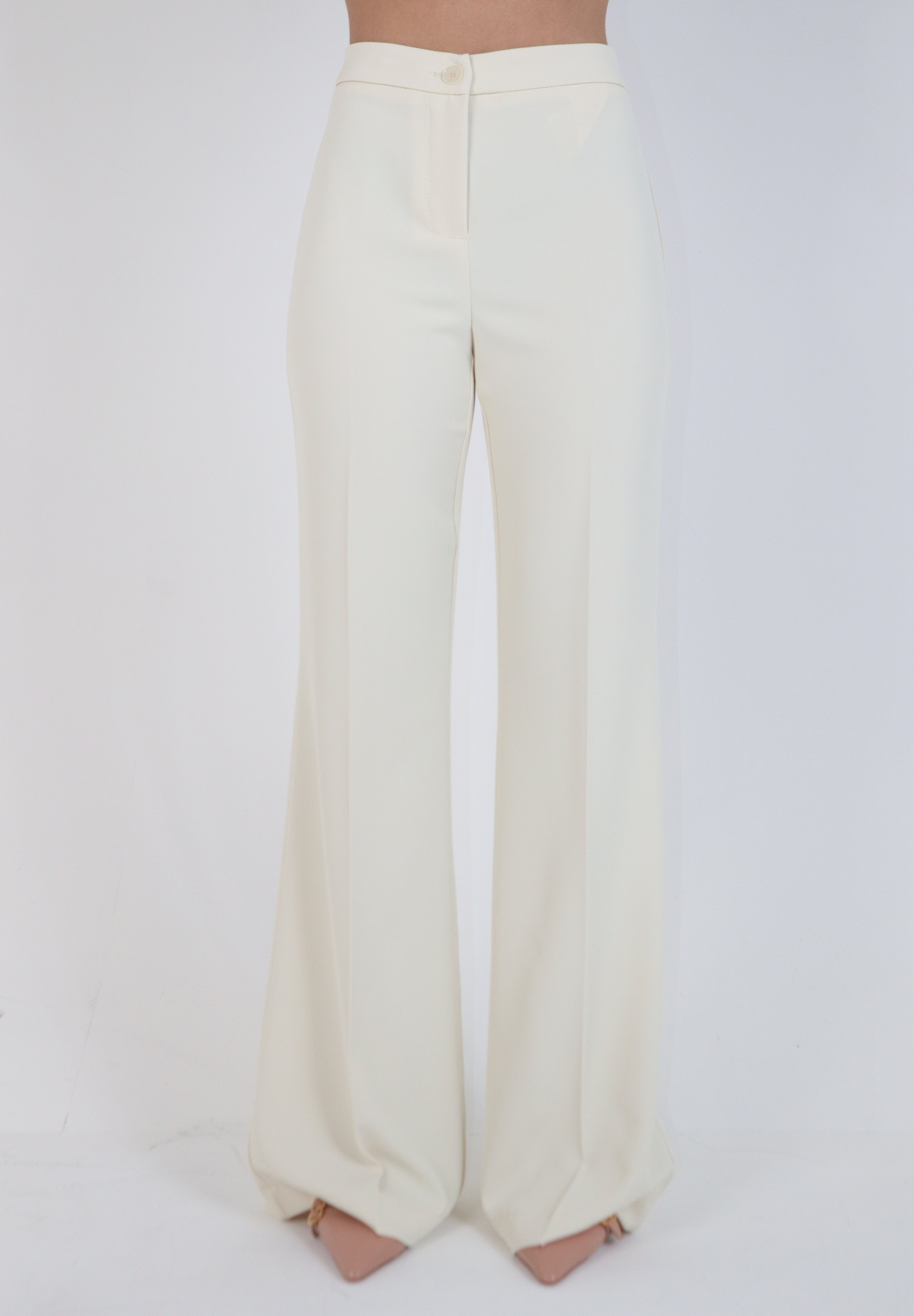 PANTALONE FLAKE BIANCO
