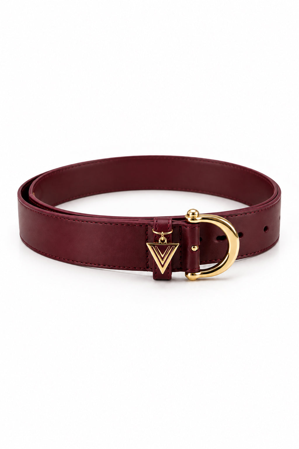 CINTURA PELLE BORDEAUX