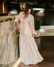 LONG SKIRT MINA SOFT ROSE